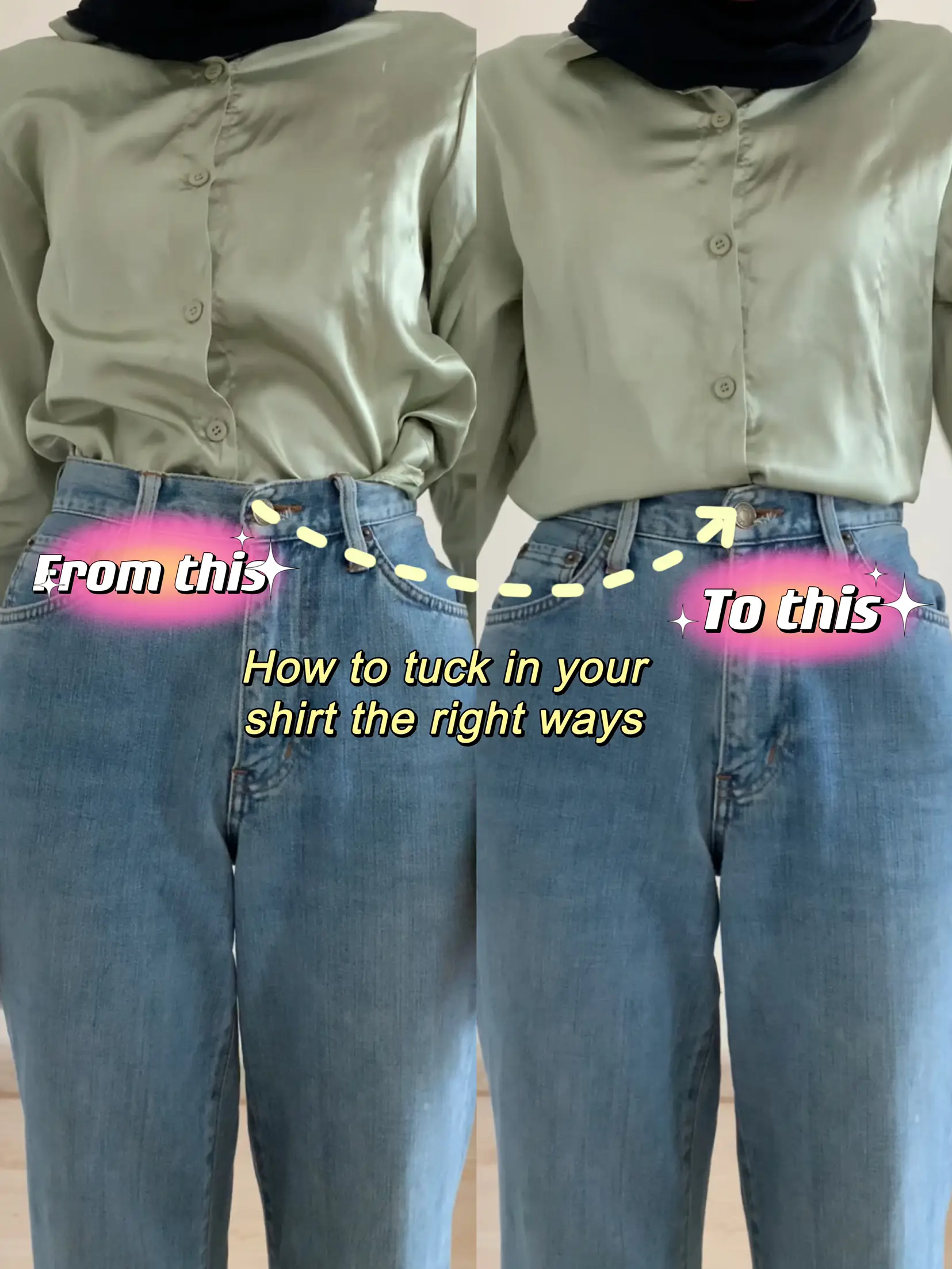 FASHION HACK: Tuck In Your Shirt The Right Way!, Video published by Fayra