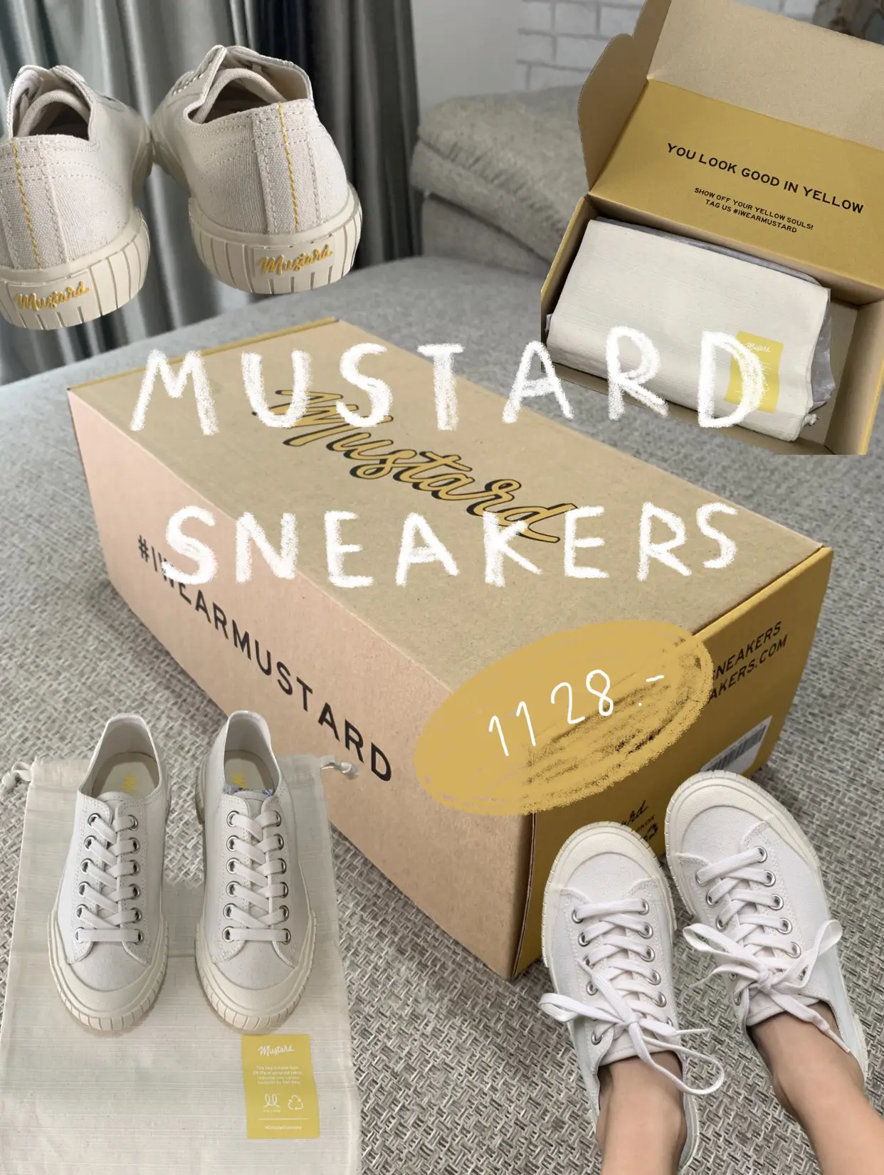 Mustard sneakers shop