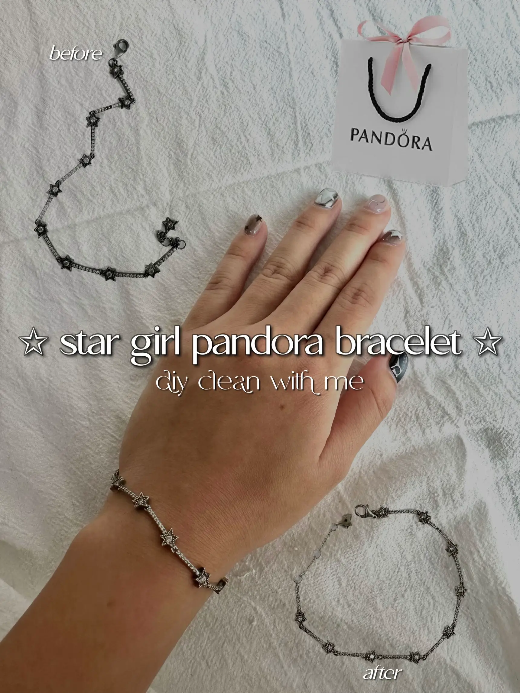 Cleaning my Pandora Jewellery with Gentle Jewellery Cleaner