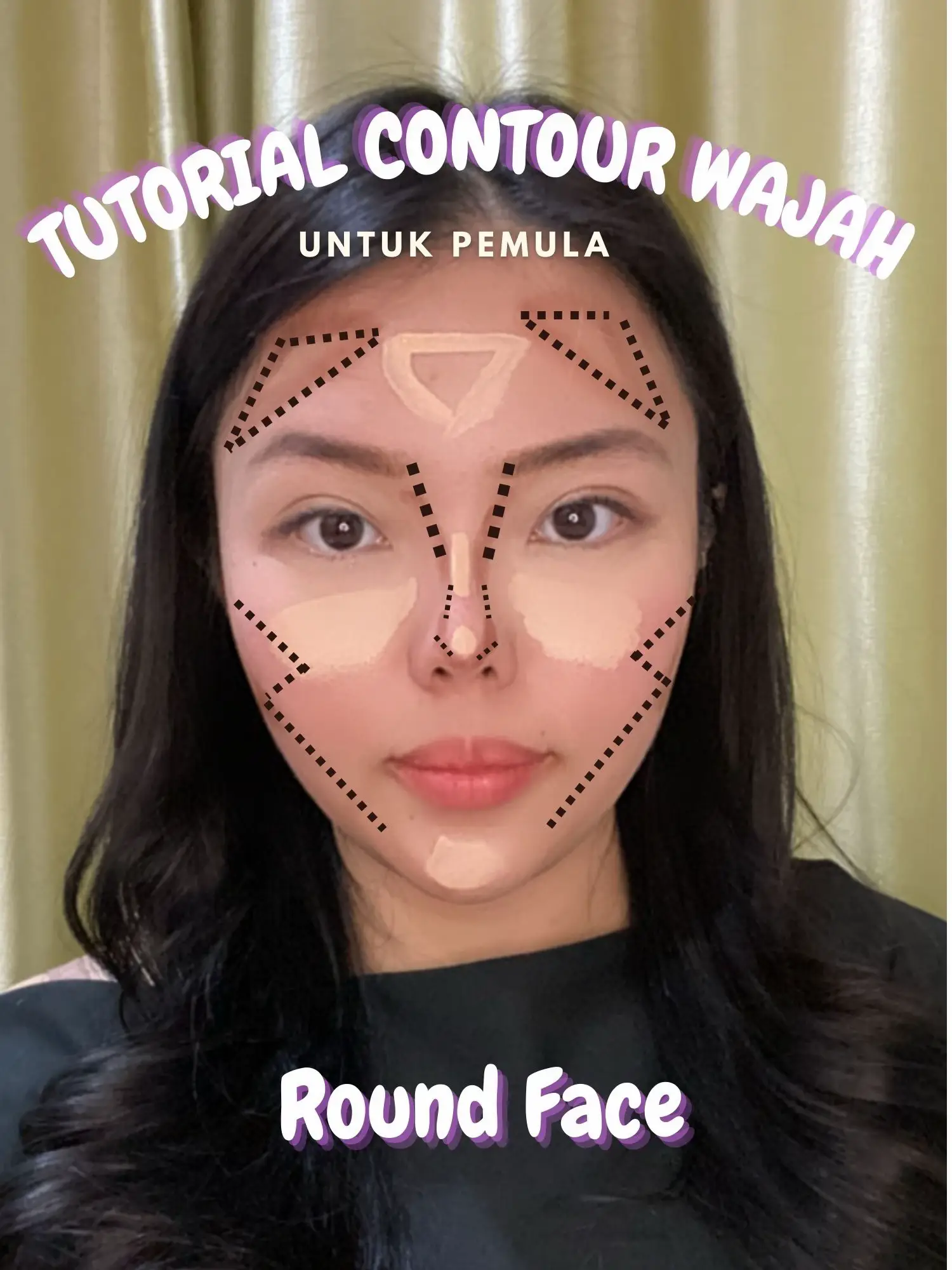 Contouring Makeup for a Round Face