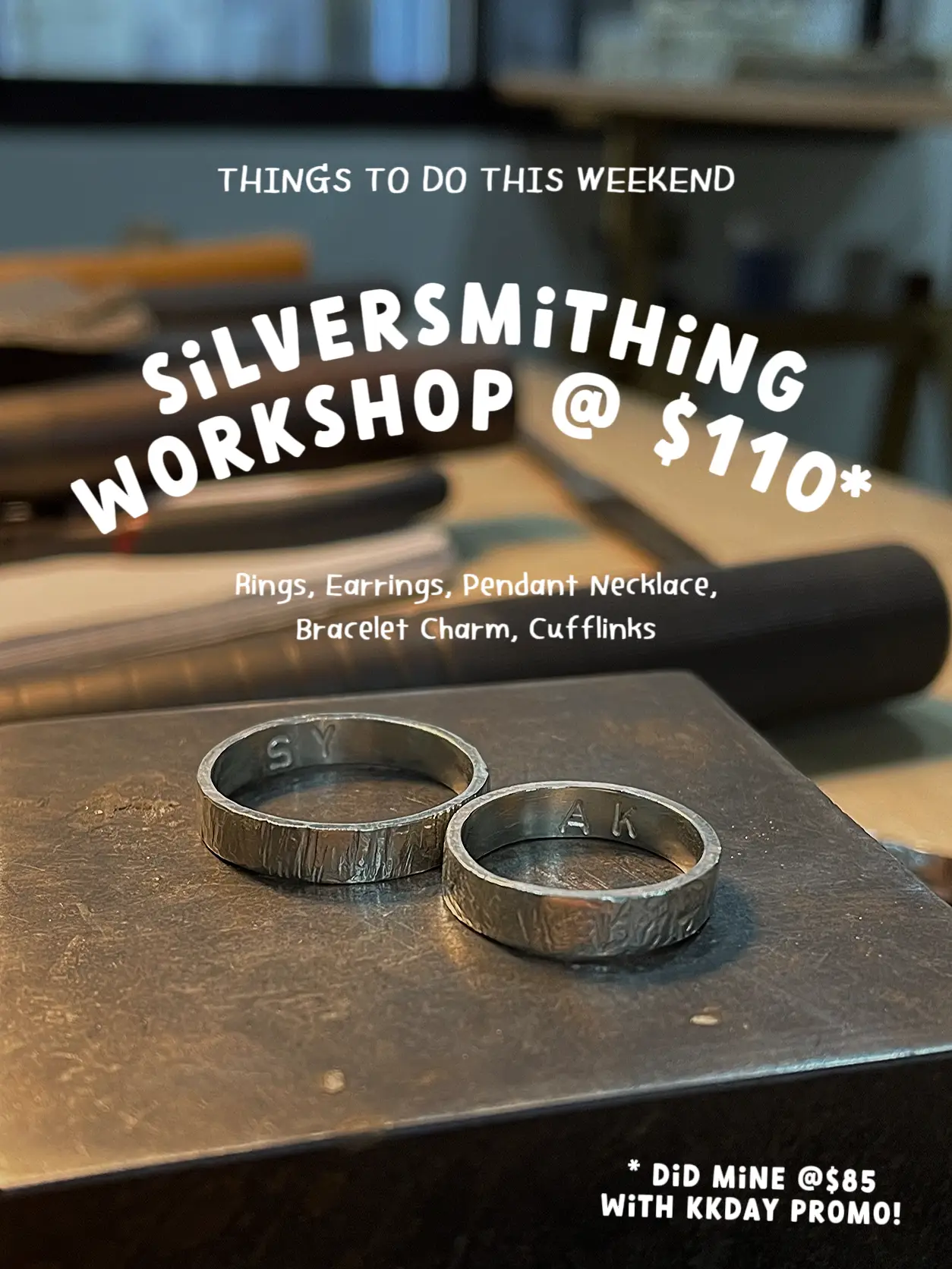 One-to-one Ring Making Workshop by Ange B Designs Jewellery