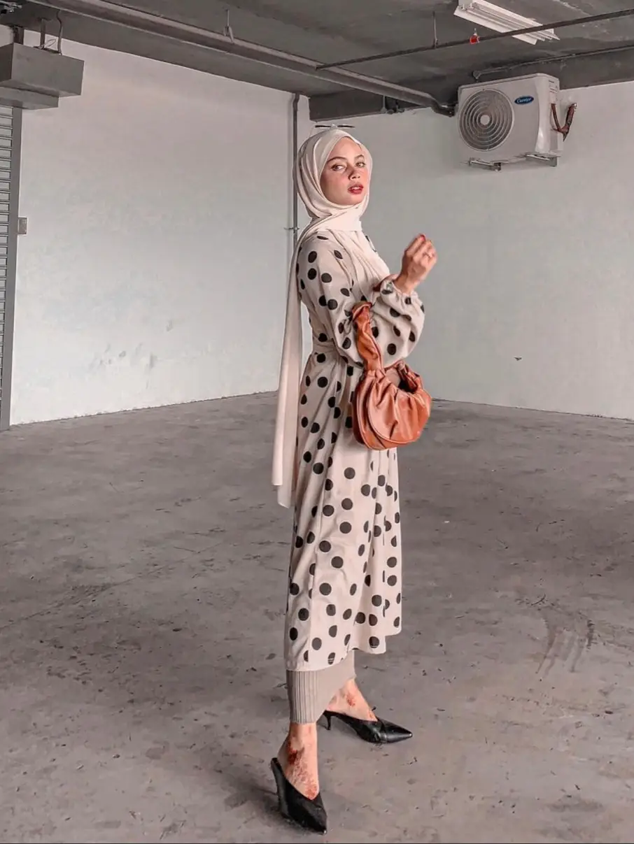 How I style my polkadot dress! | Gallery posted by nazirahnatasha