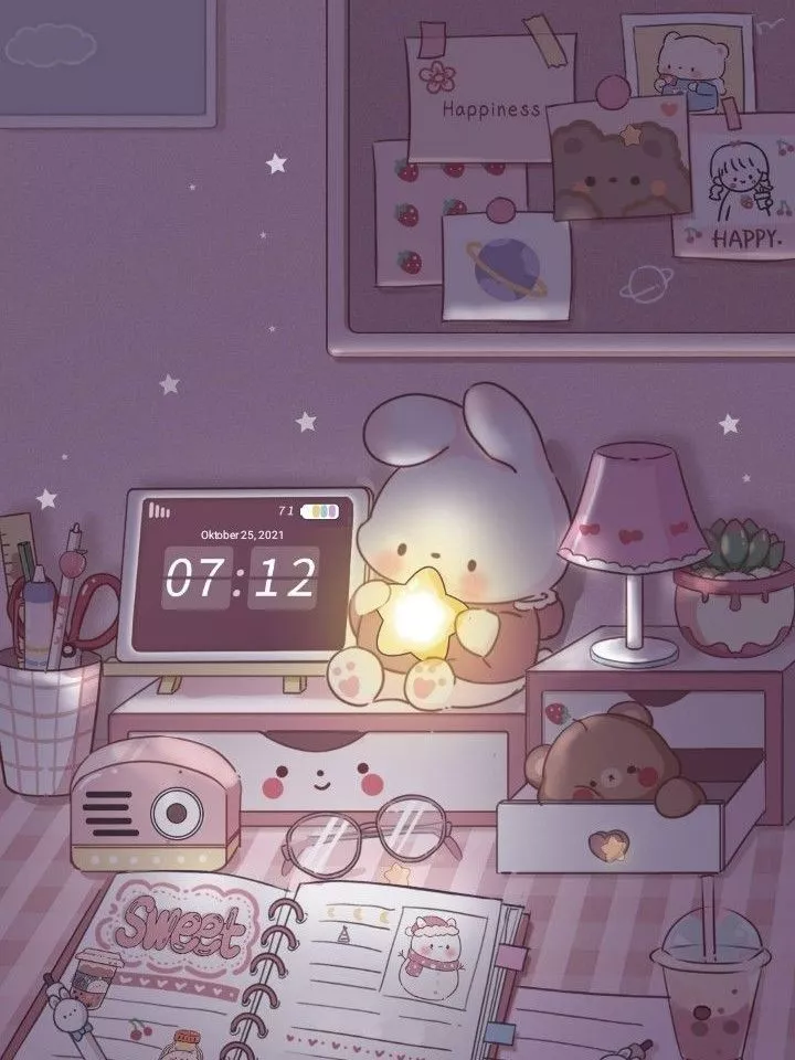 Purple aesthetic or cute wallpaper