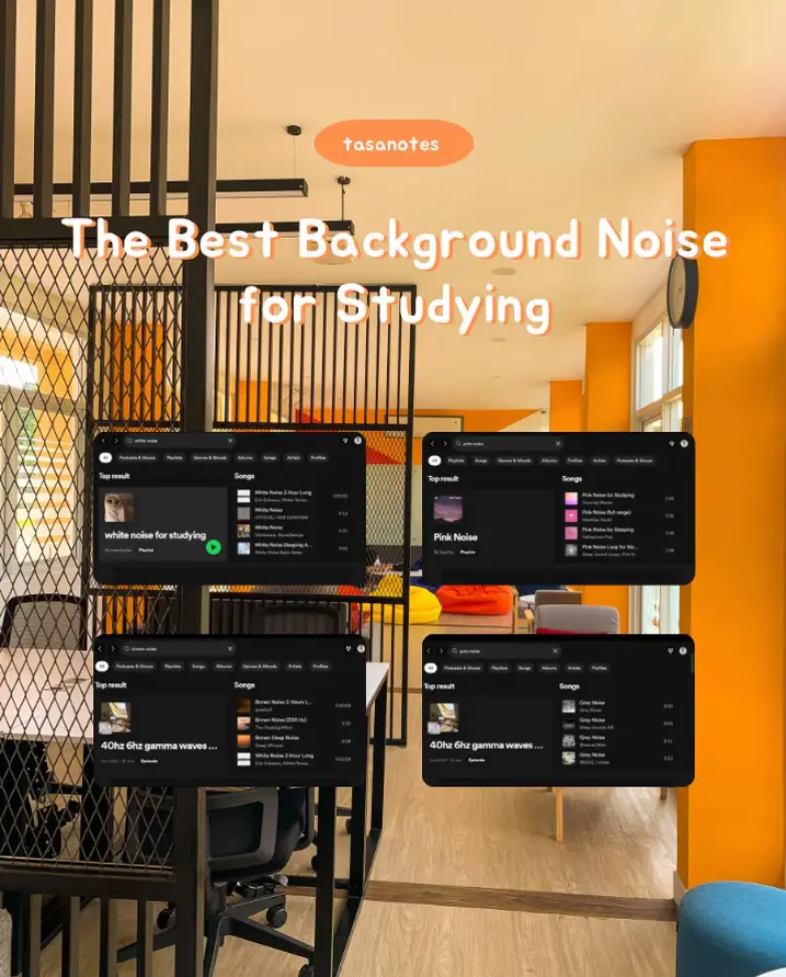 The Best Background Noise For Studying! 🥰 | Bộ sưu tập do tasanotes đăng |  Lemon8