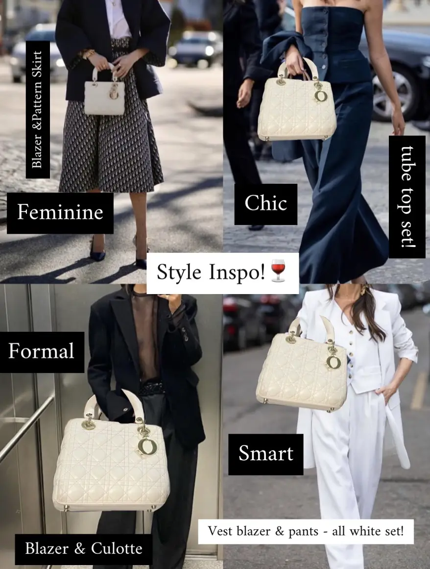 SAVE THIS! The viral #dior lady d-joy bag, what size to get? BAG REVIE, lady dior bag
