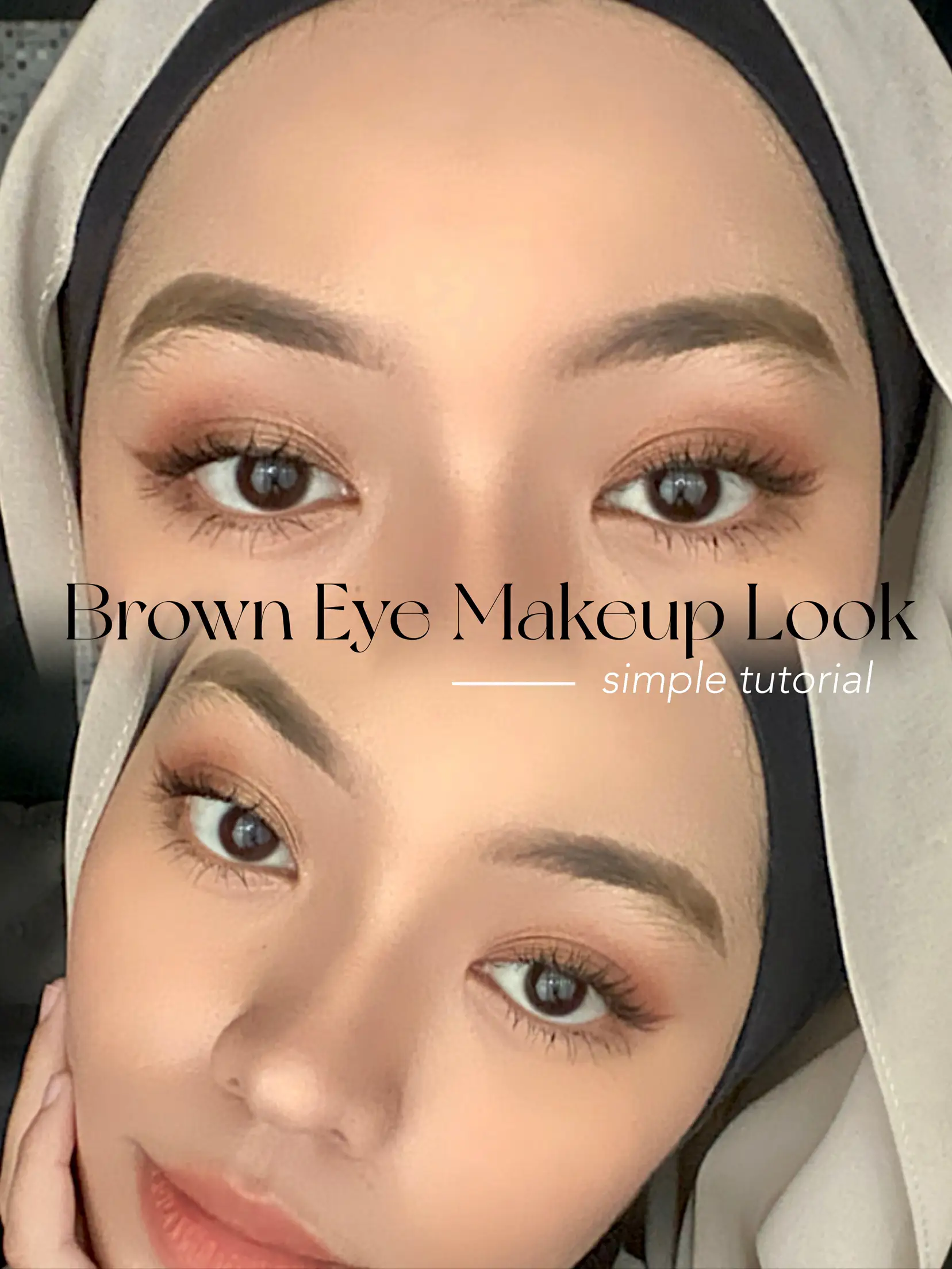 Brown Eye Makeup Look Tutorial