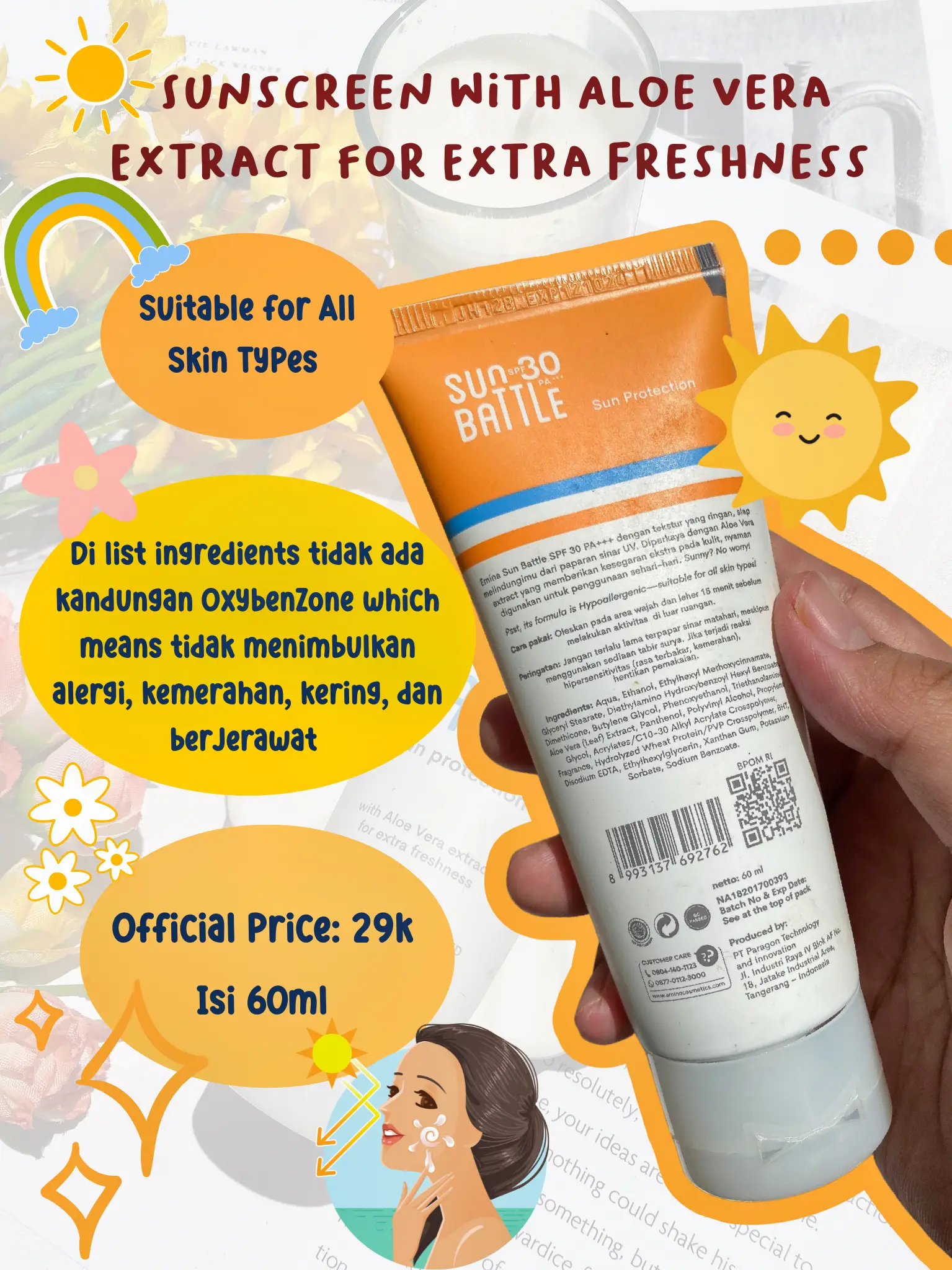 Kandungan sunscreen deals emina