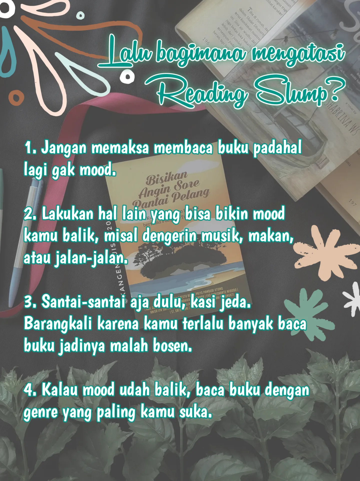 Tips Biar Gak Reading Slump, Booklovers Wajib Tahu | Galeri Diposting ...