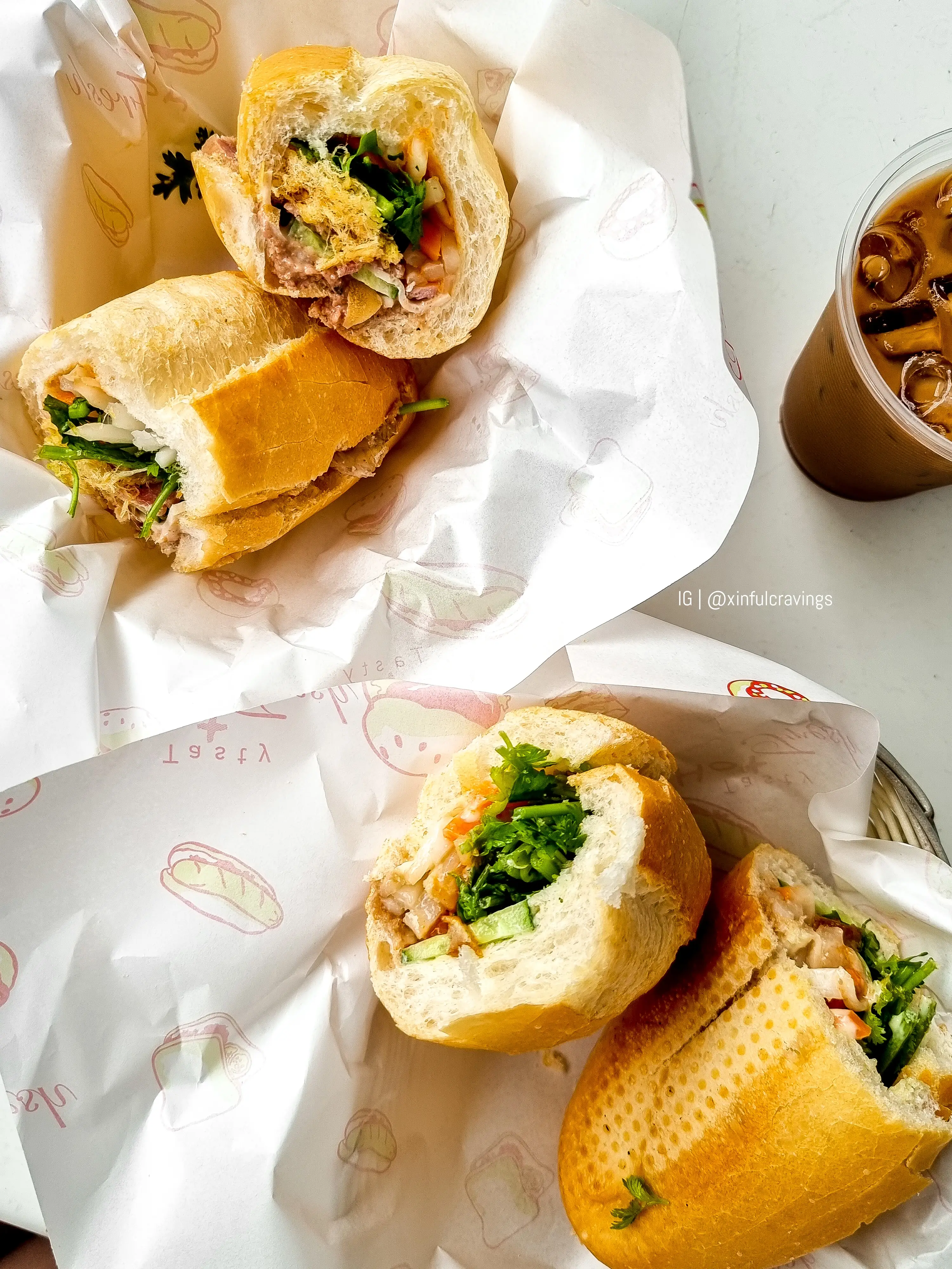 Legit Banh Mi w Freshly Baked Baguette for