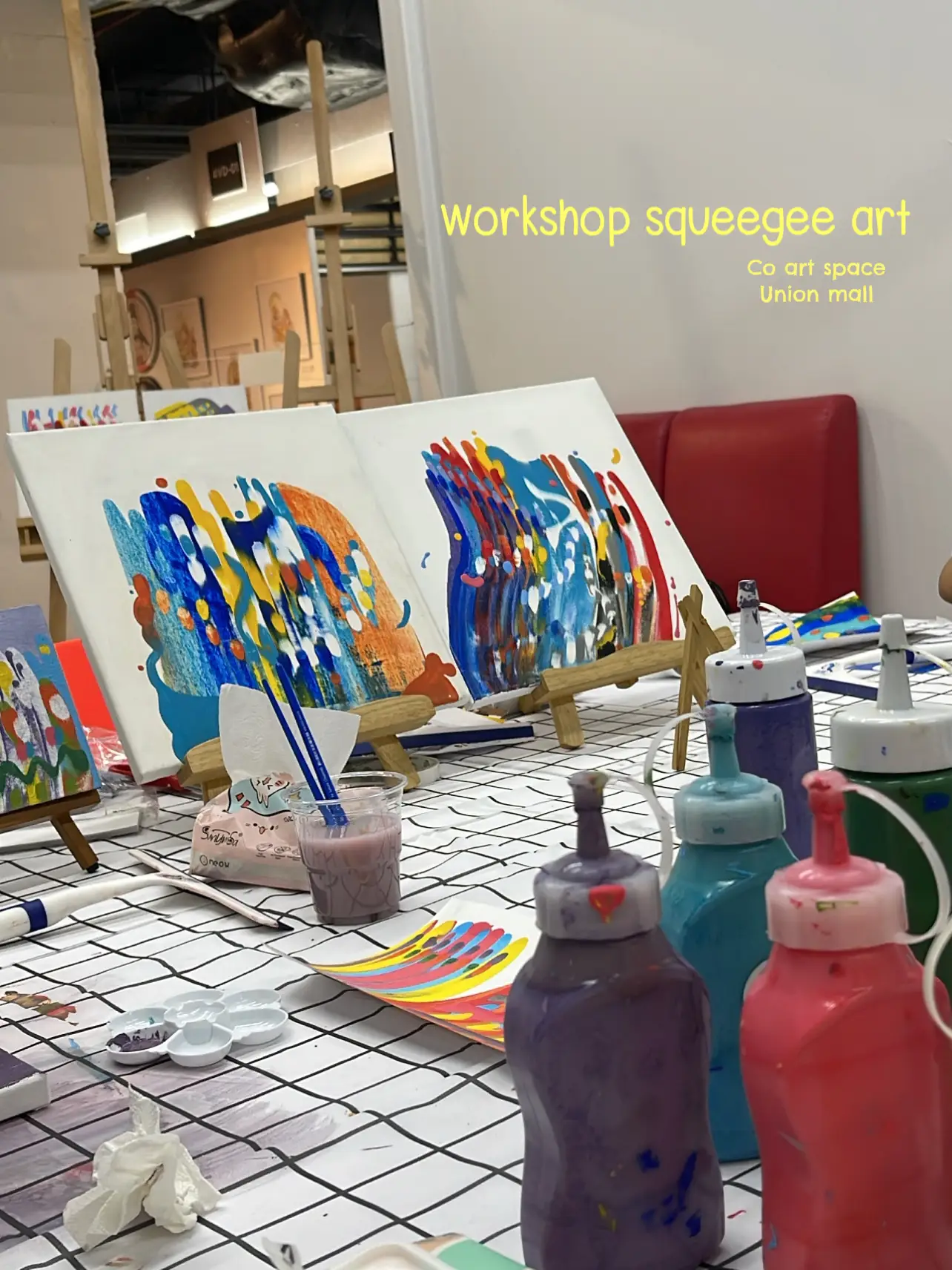 Workshop squeegee art 🎨 | Ammayが投稿したフォトブック | Lemon8