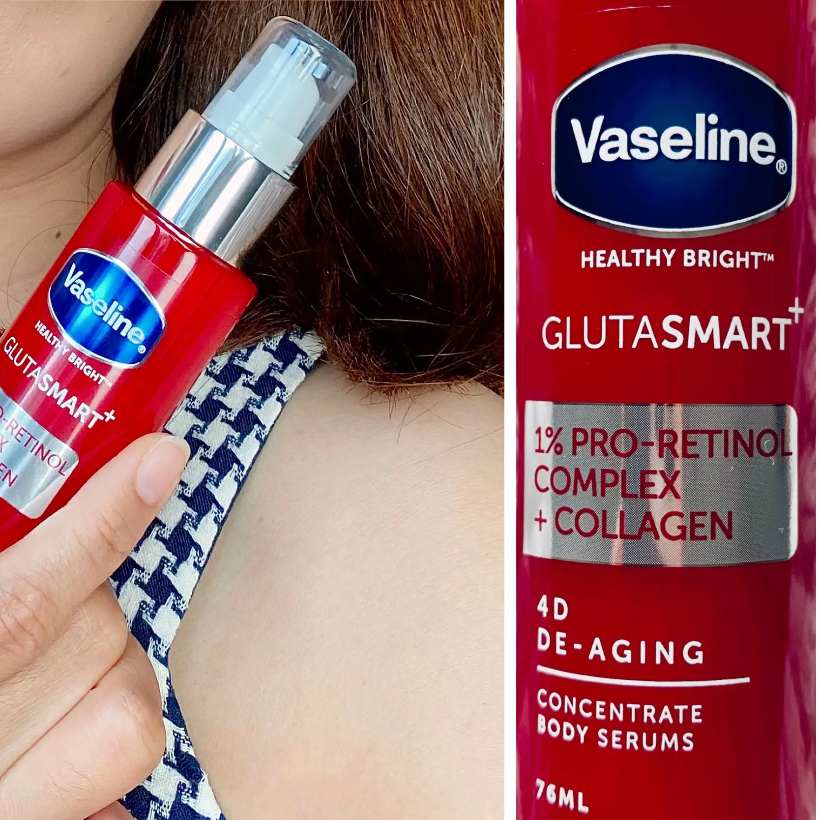 เซรั่มทาตัวตัวช่วยที่ทำให้ผิวสวยได้อีก | Vaseline GlutaSmart+