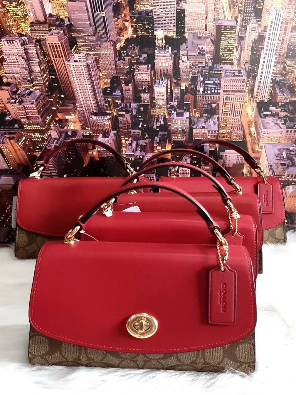 Coach tilly satchel online 23 in signature canvas