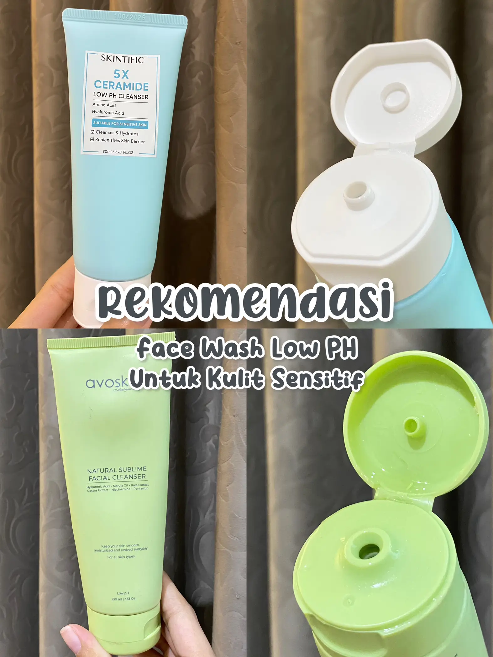 Rekomendasi Face Wash Low PH Untuk Kulit Sensitif🤏🏻 Gallery posted by