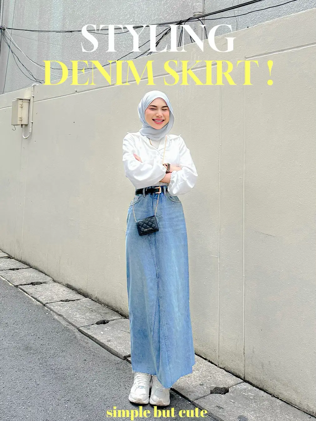 Denim best sale outfit hijab