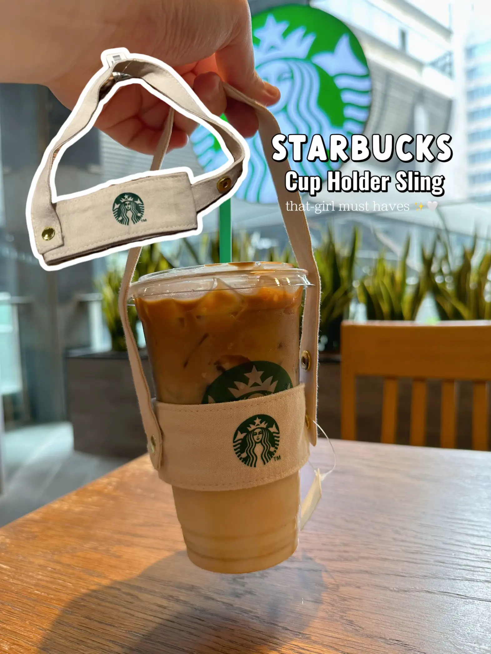 FREE cup sling from STARBUCKS✨🤍 (worth $8.90)