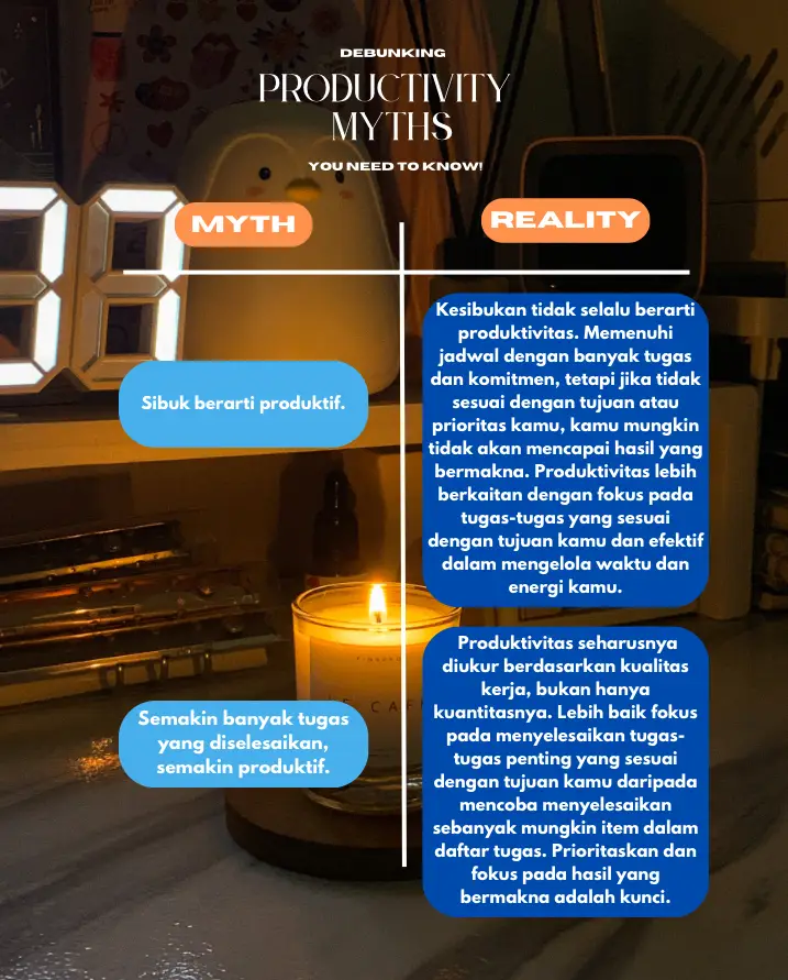 Debunking Productivity Myths You Need To Know! 🫣 Galeri diposting