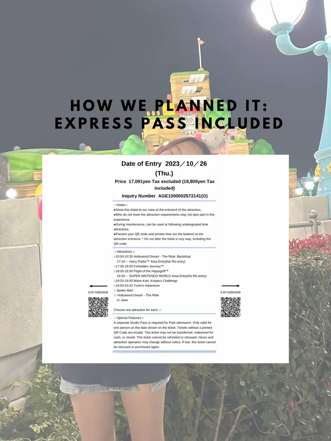 IS EXPRESS FOR USJ WORTH IT??    | hebe ✨が投稿したフォトブック