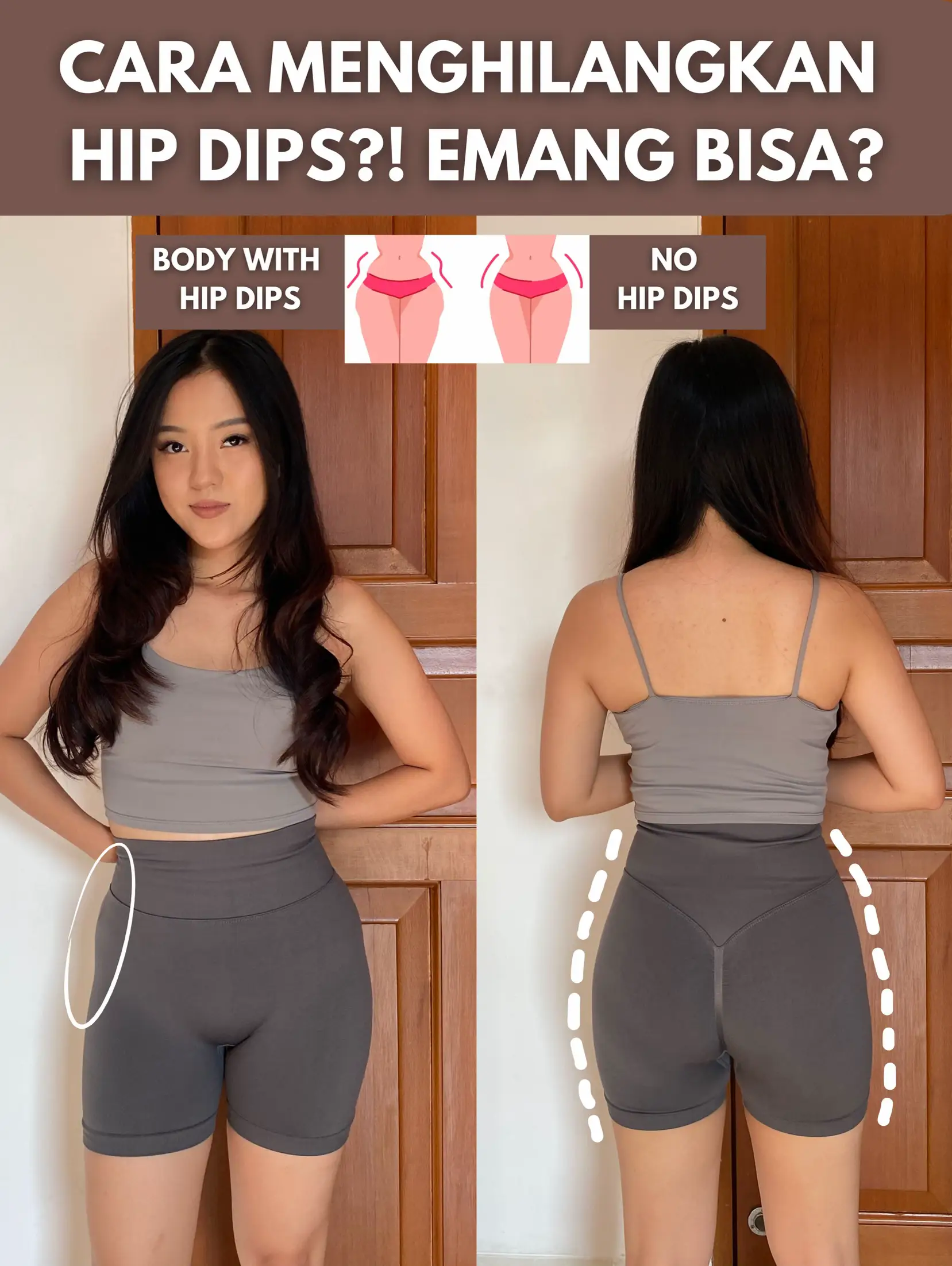 My “hip dips” are not proportional and I'm looking for exercise to