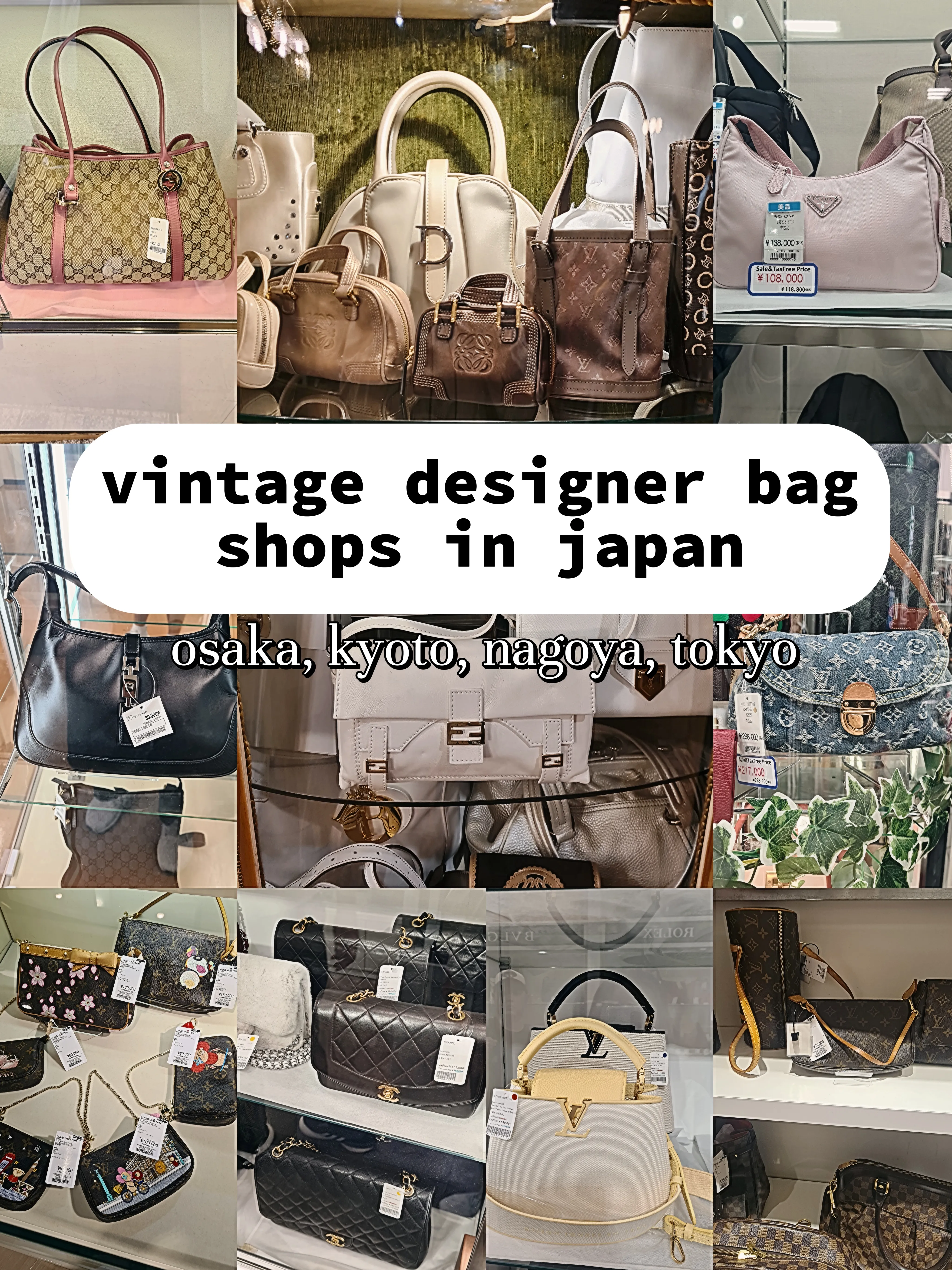 Shopping Vintage designer bags in Japan Gallery posted by