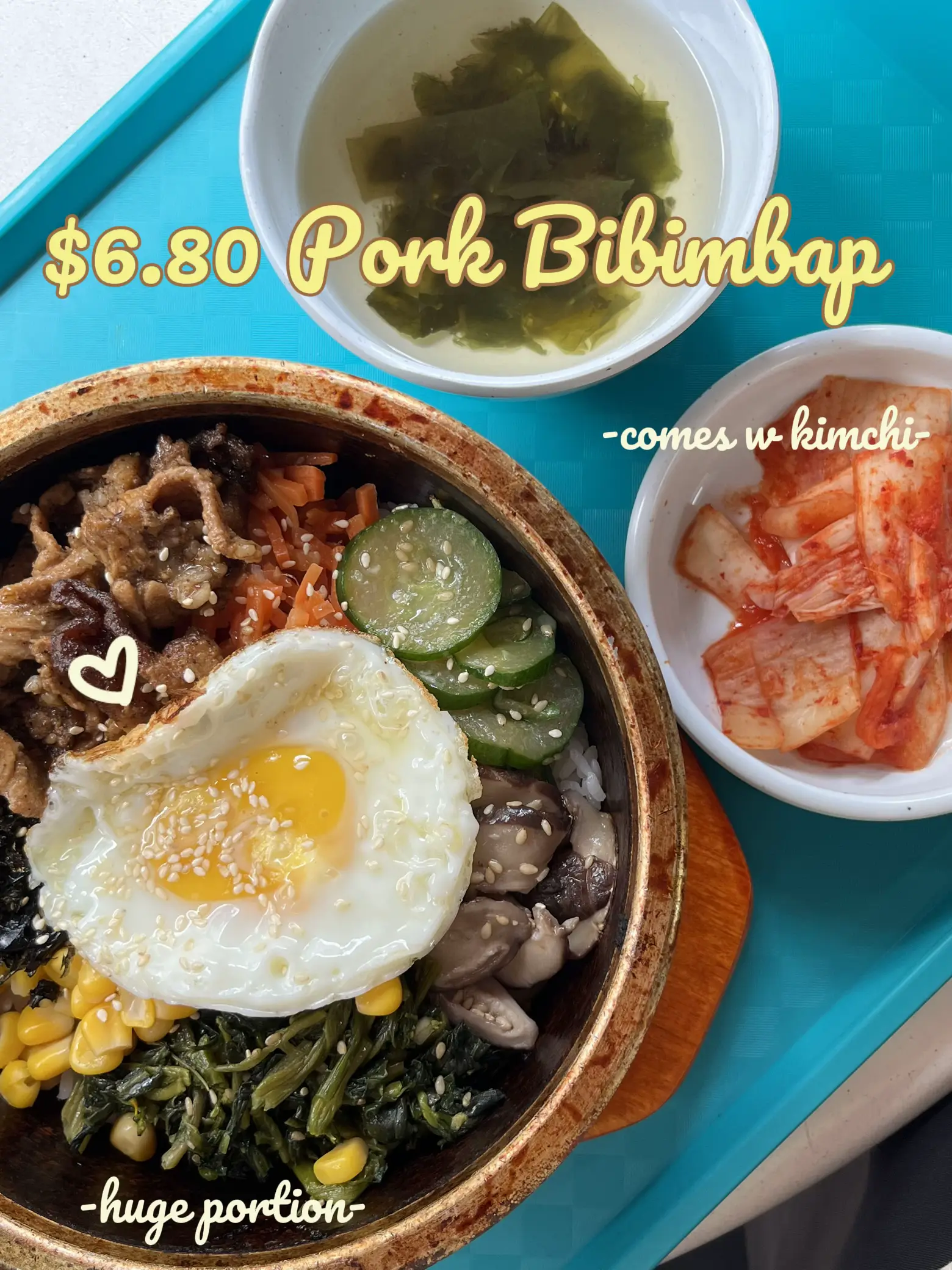 $6.80 Pork Bibimbap | Gallery posted by yunz 🌸 | Lemon8