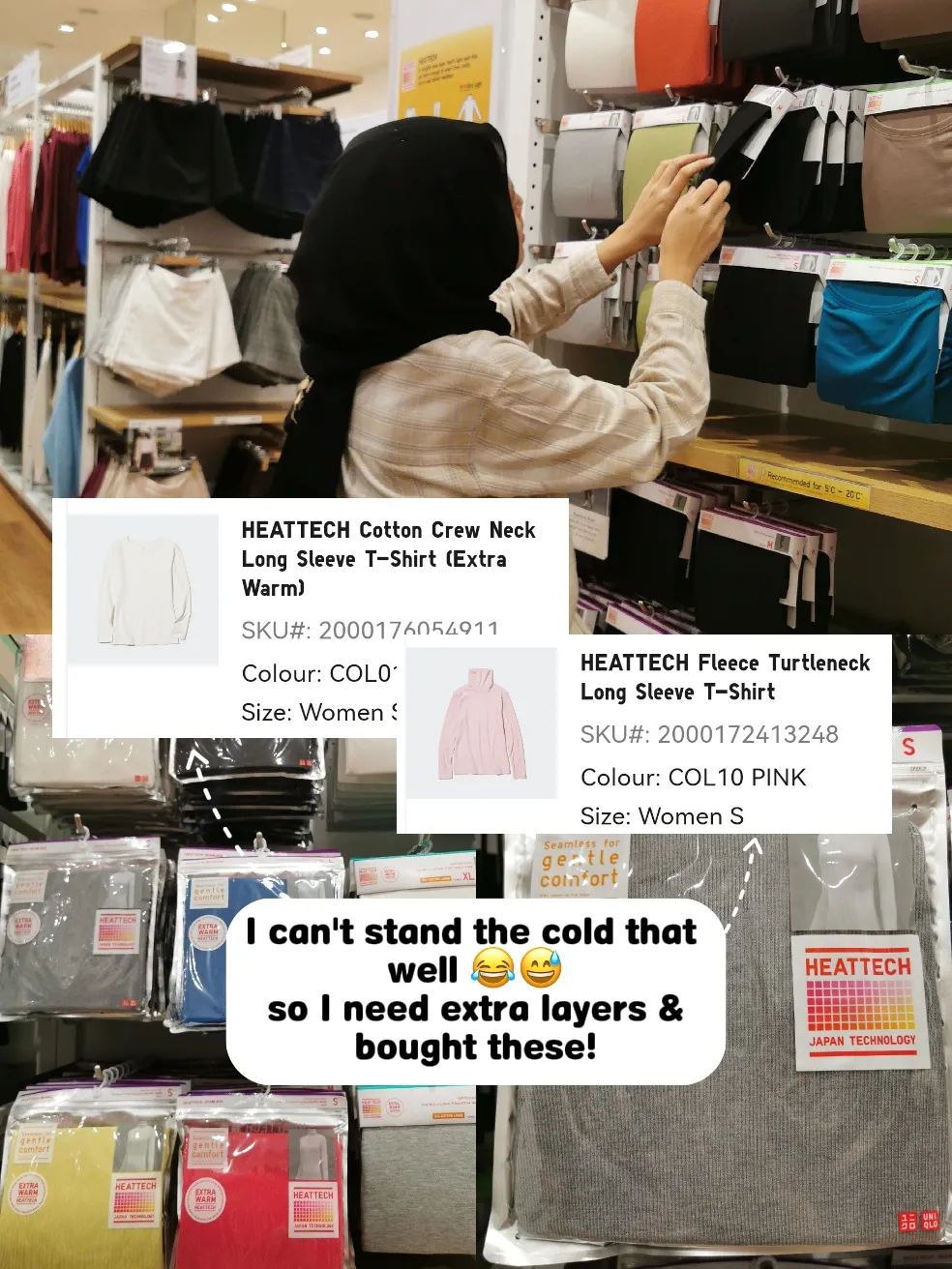 AEON MALL Japan - UNIQLO's HEATTECH is a must-have on cold and