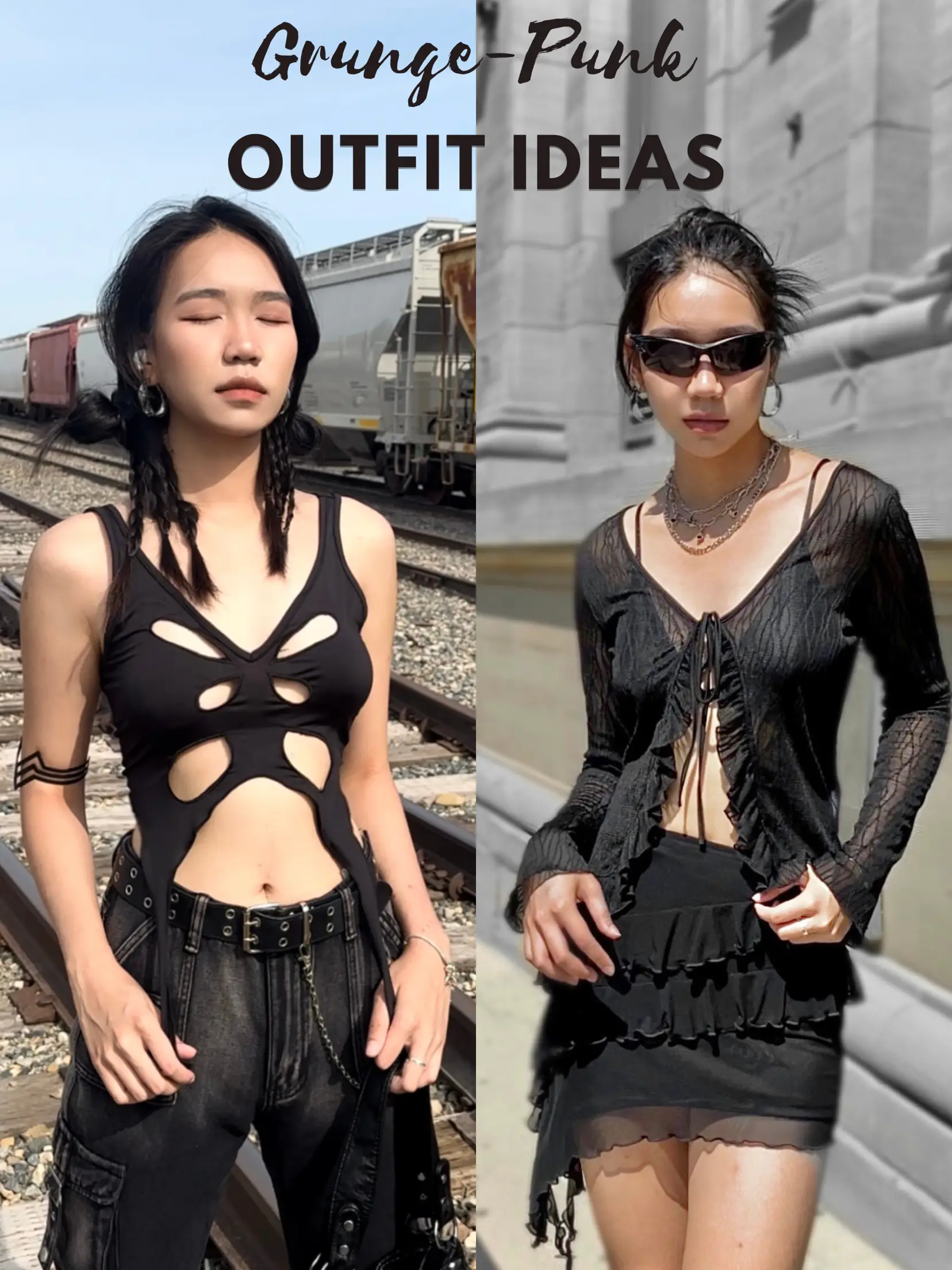 Edgy on sale punk outfits