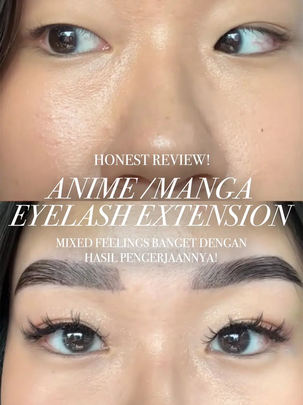 Manga Lash Tutorial  How to DIY manga lashes 