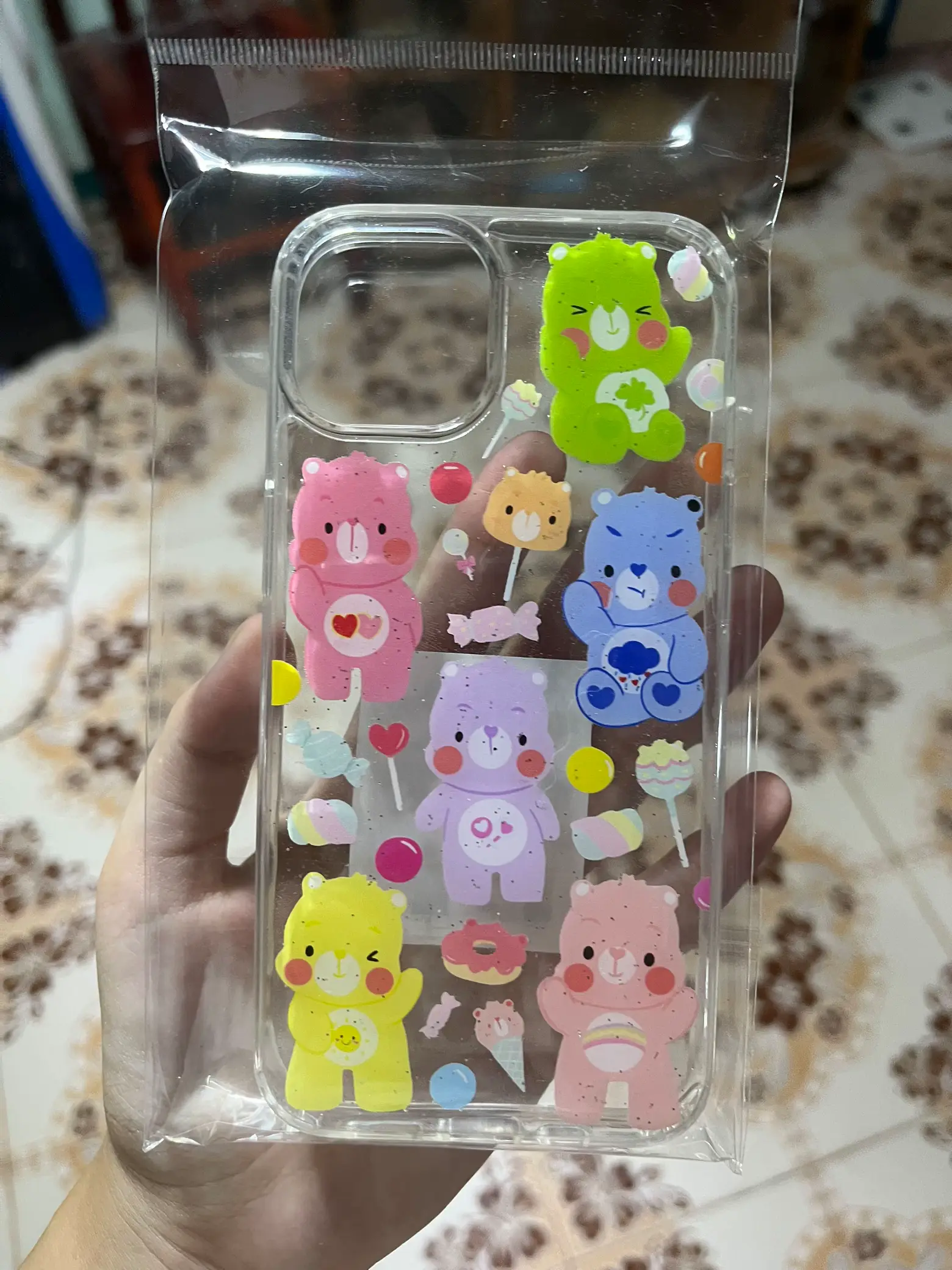 Anime Mirror  Decoden Handmade Custom Cream Phone Case for iPhone