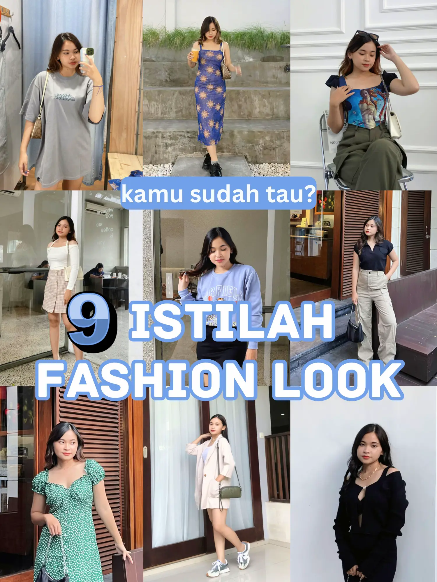 ❕9 jenis Fashion Look❕'s images