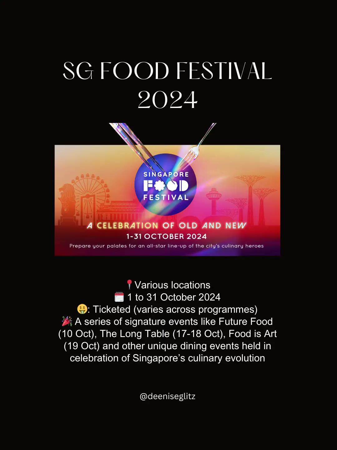 Things to do in October 2024 (Singapore) Gallery posted by Deenise