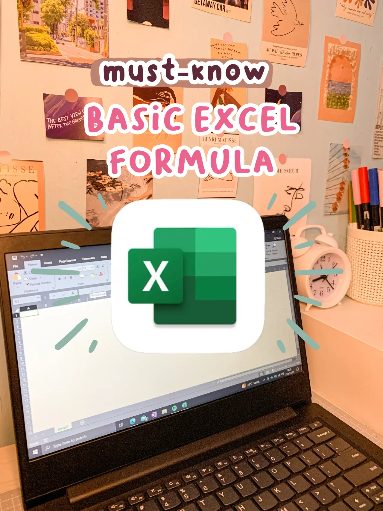 Basic microsoft excel formula galeri diposting oleh studyssha lemon8