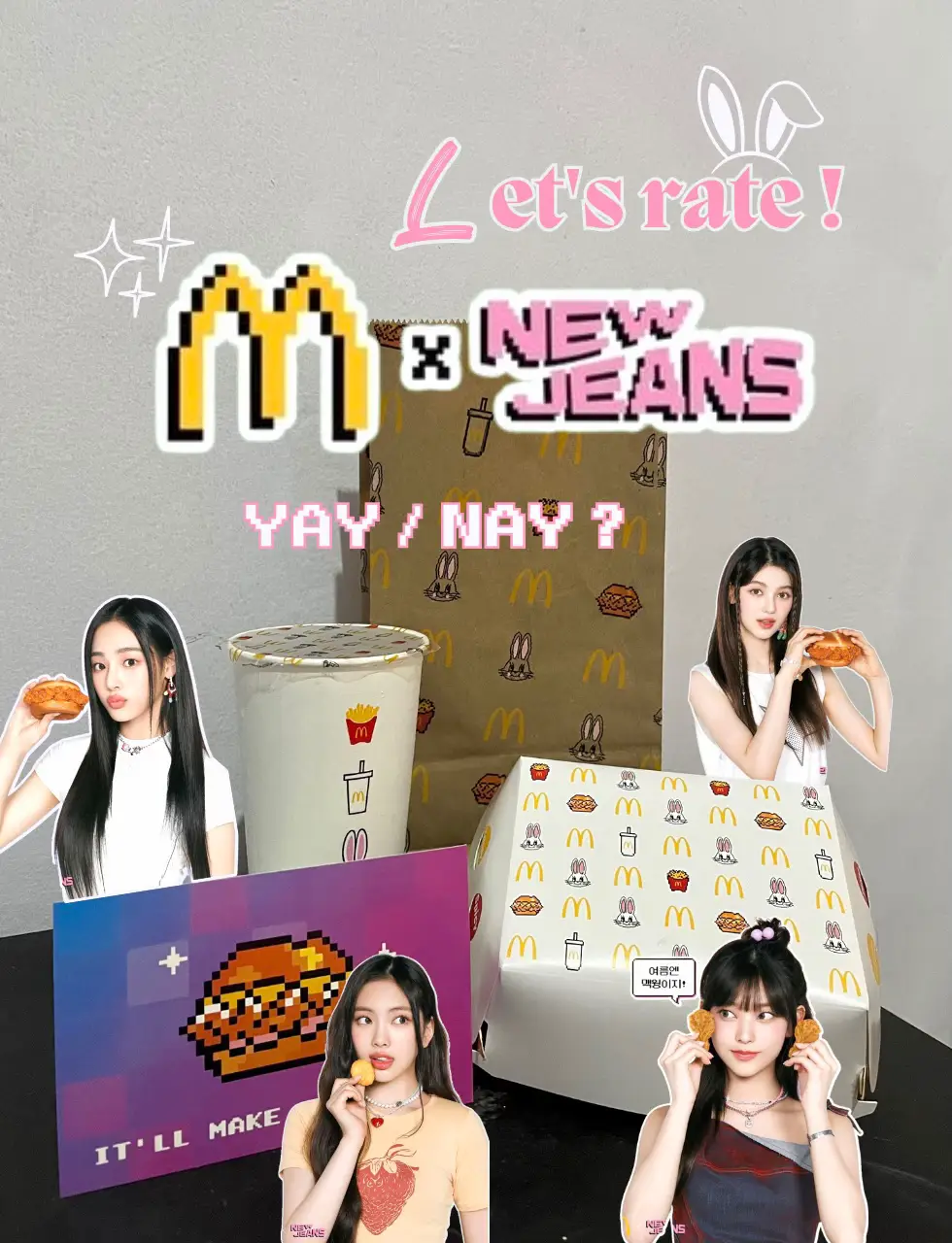 McDonald's New Jeans collab in SG: Sweet & spicy McCrispy, KR style