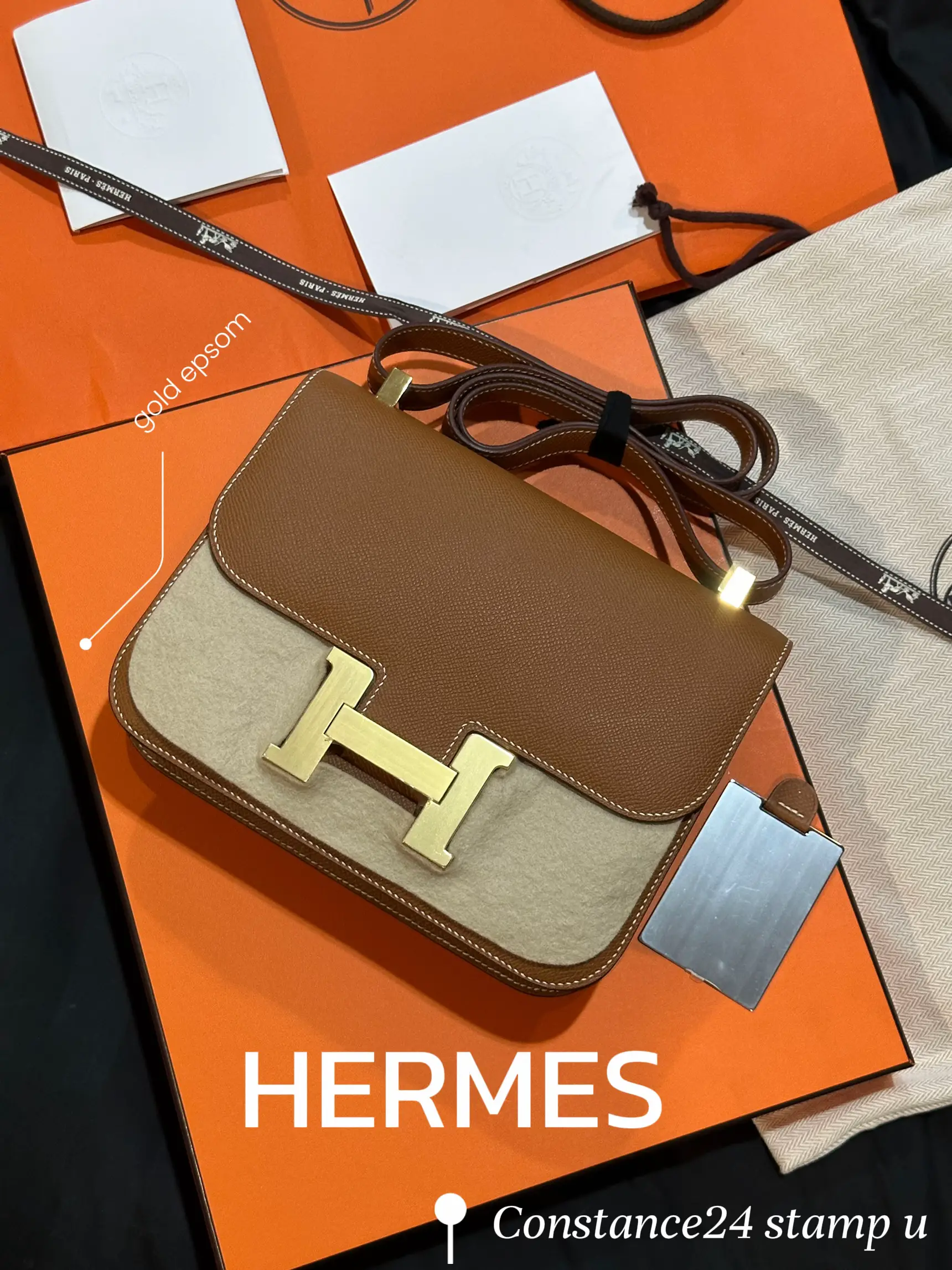 Hermes constance 24 online gold