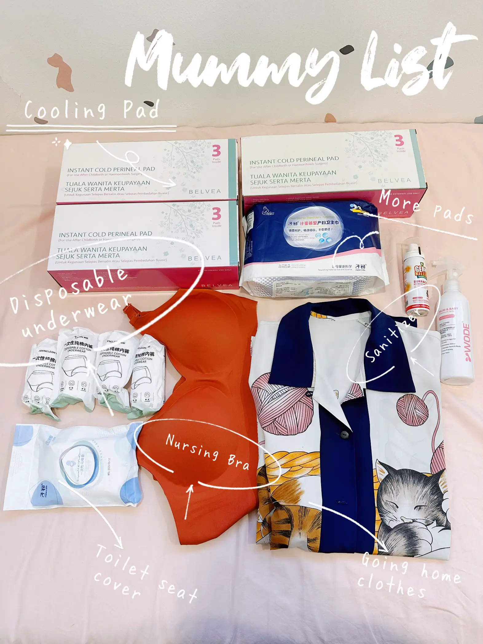 5x Belvea Instant Cold Perineal Pad, Babies & Kids, Maternity Care on  Carousell