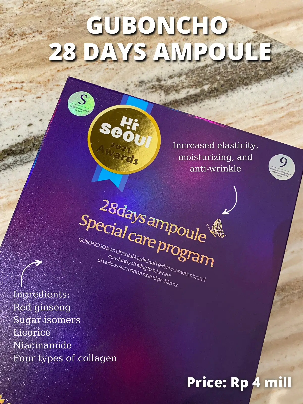 Guboncho 28 Days Ampoule: Cobain ampoule Rp 4 juta | Gallery