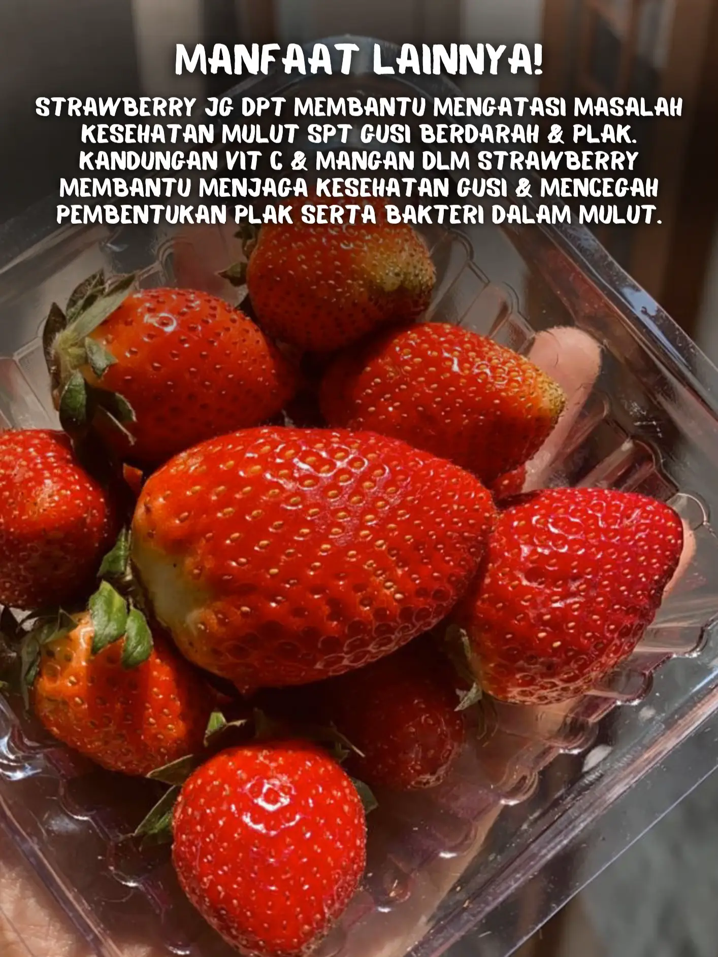 3 MANFAAT STRAWBERRY YG PERLU KM KETAHUI 🍓⊹ ₊ ♡ | Galeri Diposting Oleh ...