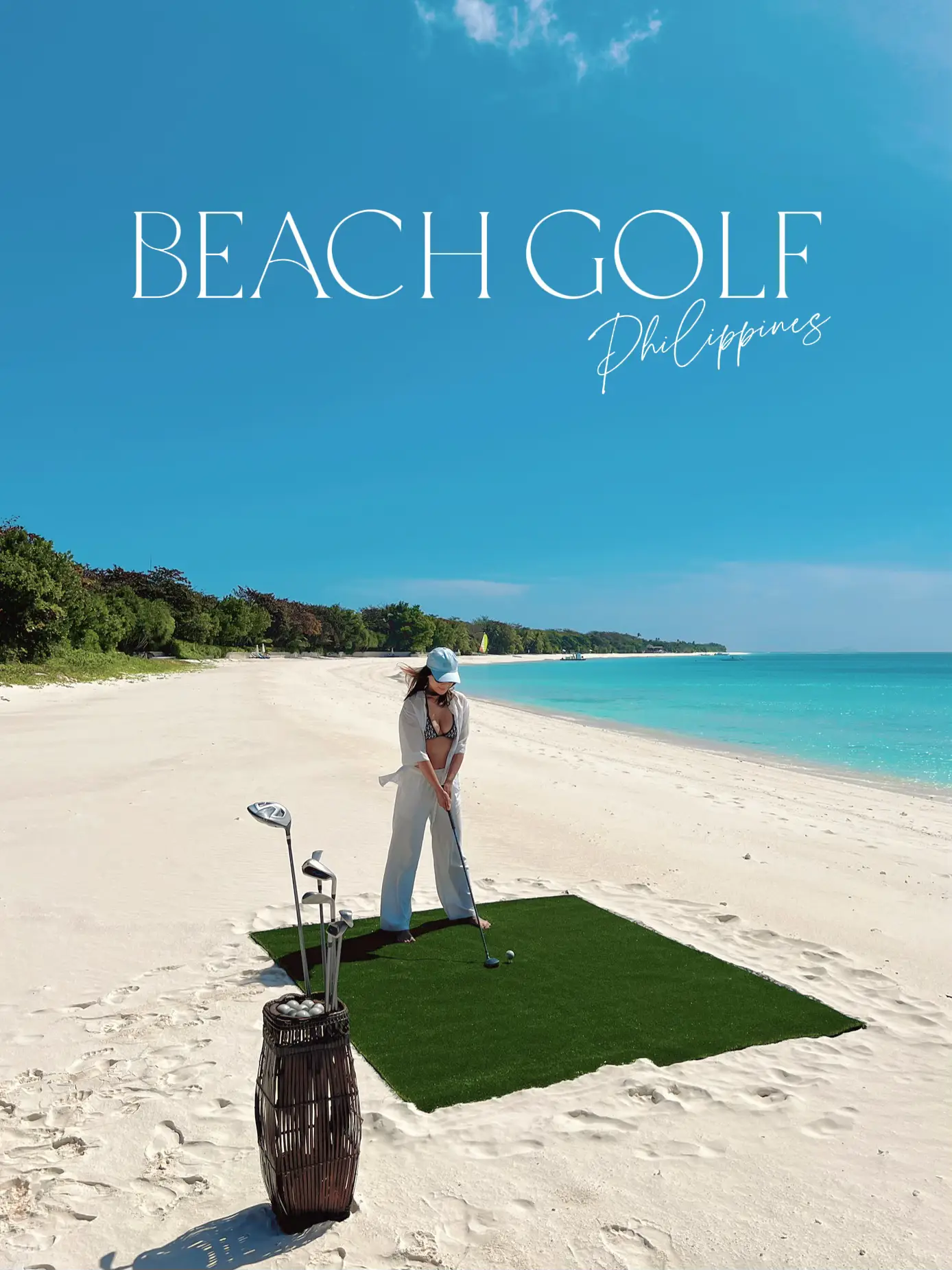 Golf at the beach. 🏝️ Where's the golf ball going? | Gallery posted by ...