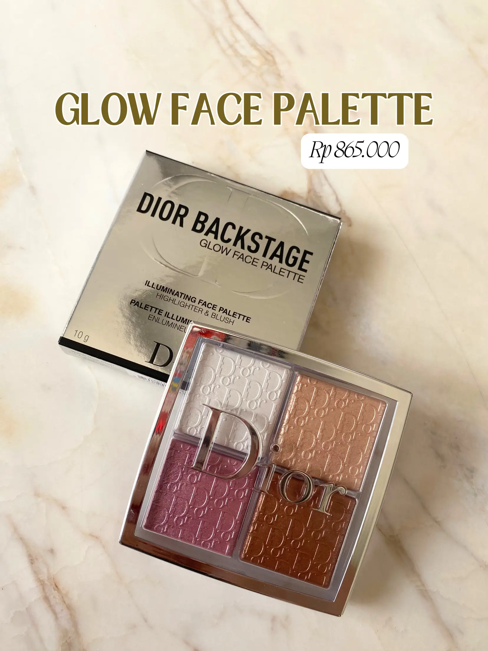 Backstage Glow Face Palette - Best Highlight, Blush
