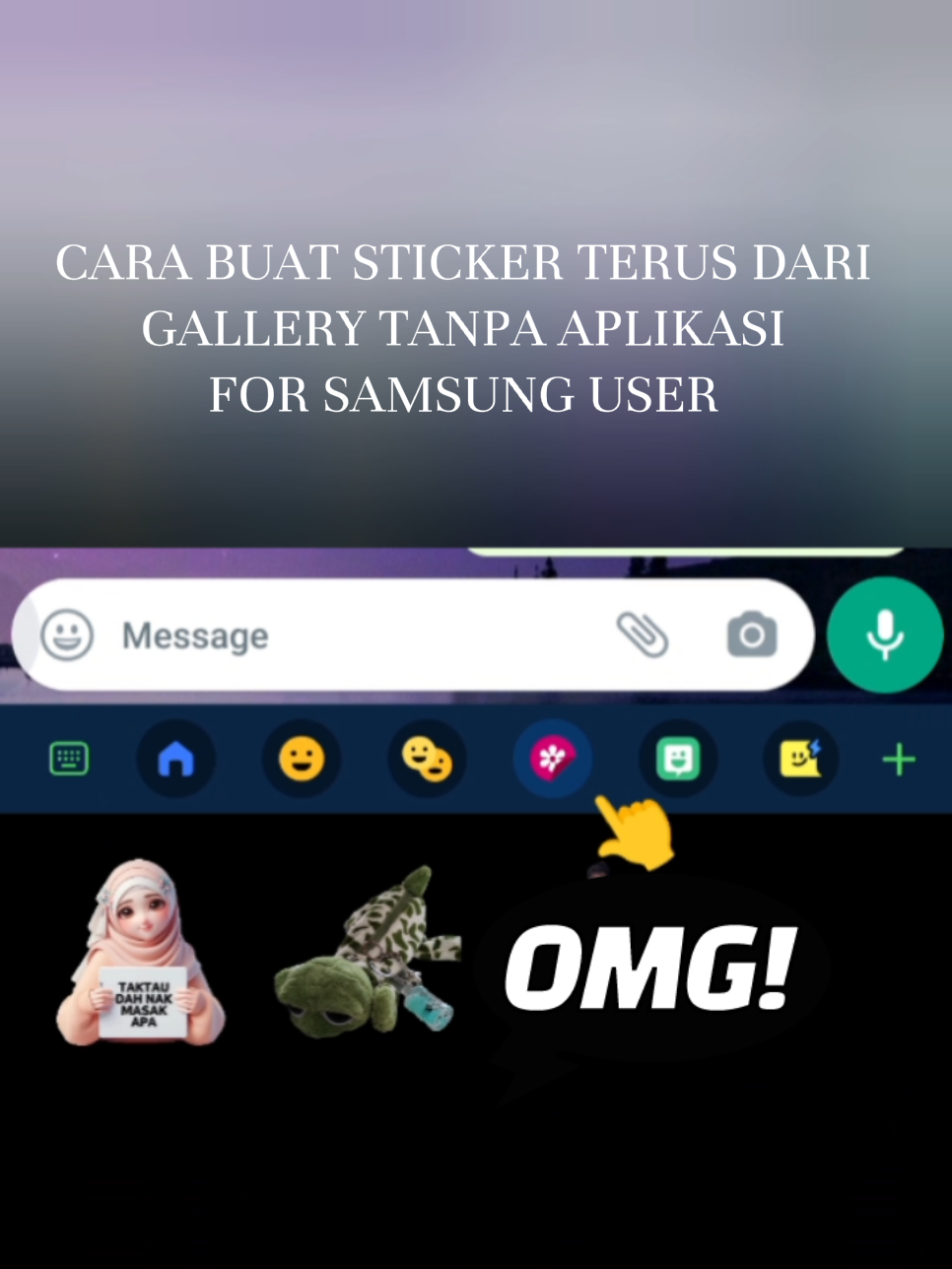 Cara Buat Sticker Terus Dari Gallery Video Diterbitkan Oleh Maria