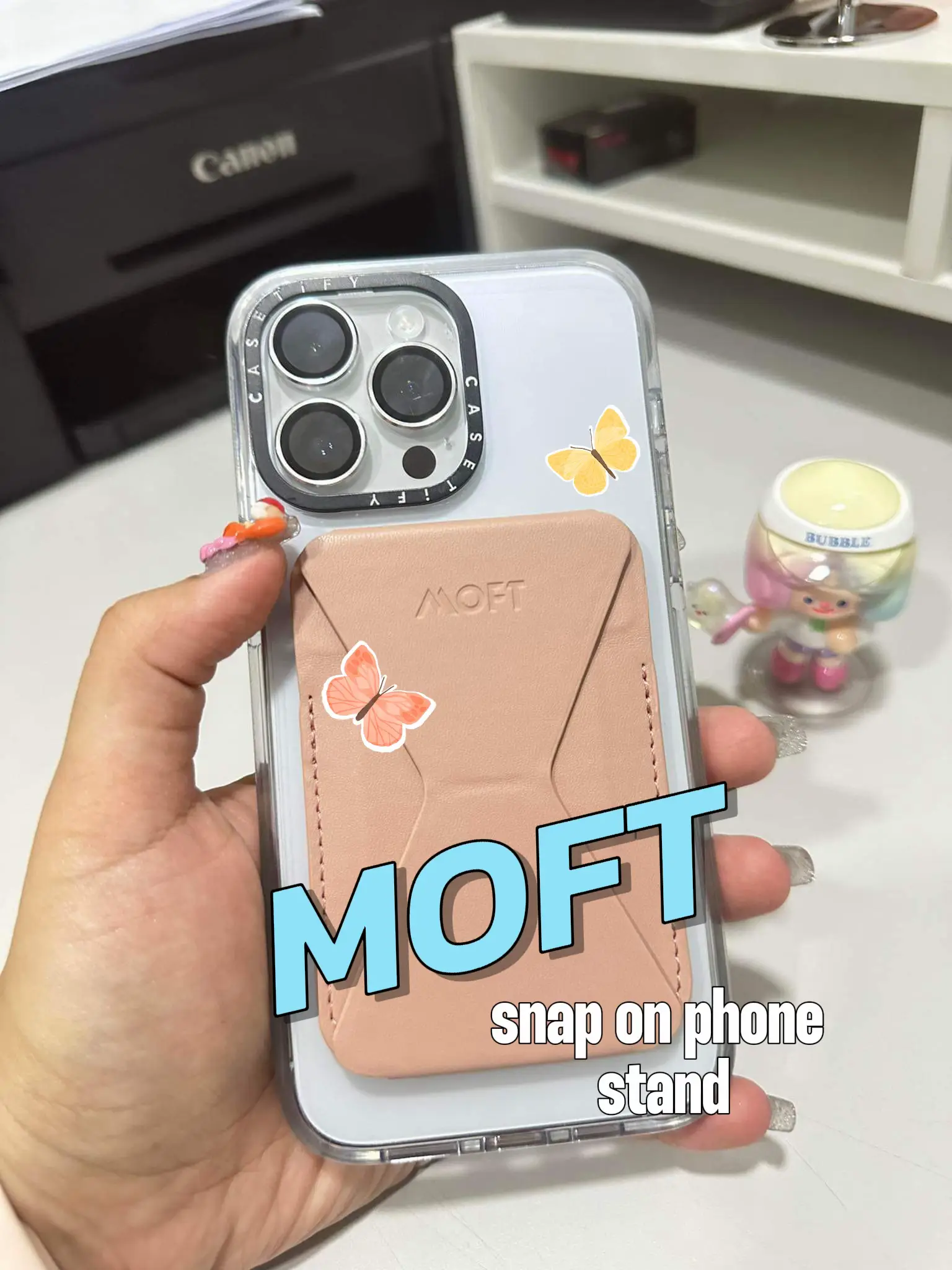 MOFT Snap-On Phone Stand & Wallet with MagSafe ขาตั้ง Smartphone