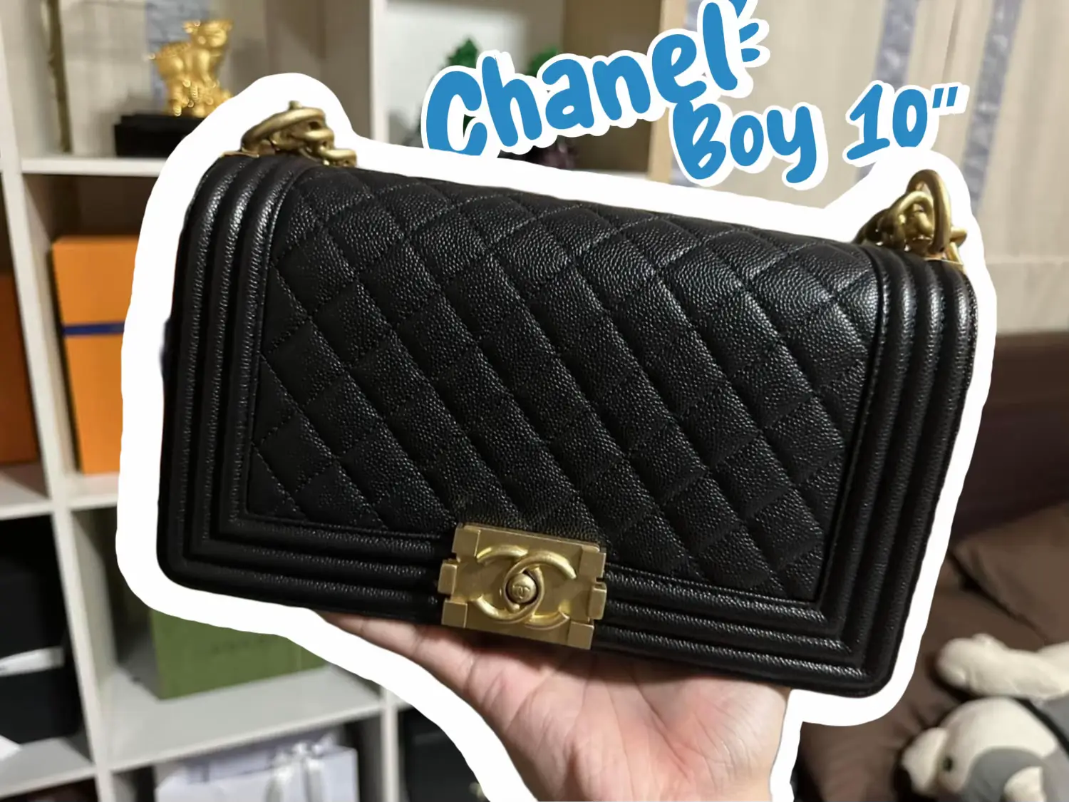 Chanel Boy 10 Gold Spare Parts at Dream Squire Layer