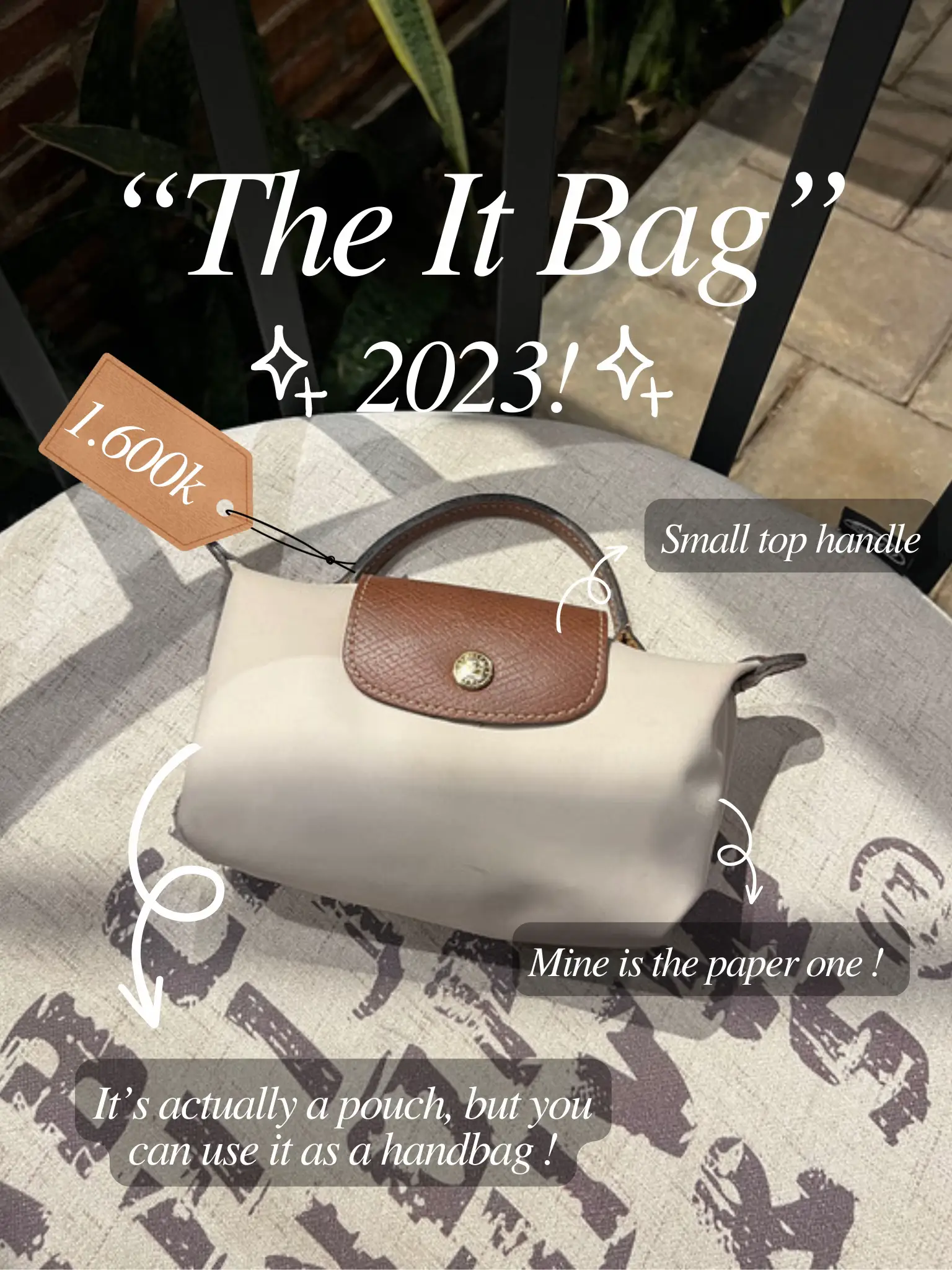 I TURNED THIS LONGCHAMP POUCH INTO A MINI CROSSBODY BAG in 2023