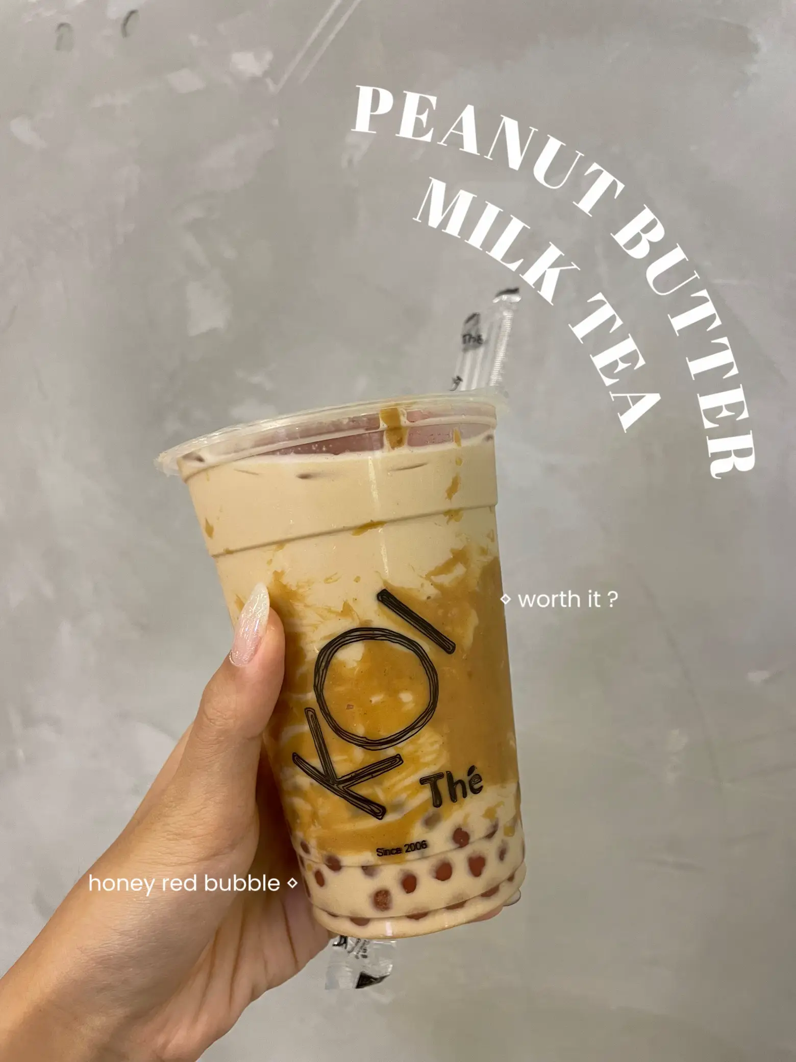 🥜peanut butter milk tea ? worth it? Gallery posted by Q ୧ ‧₊˚ 🍵 ⋅