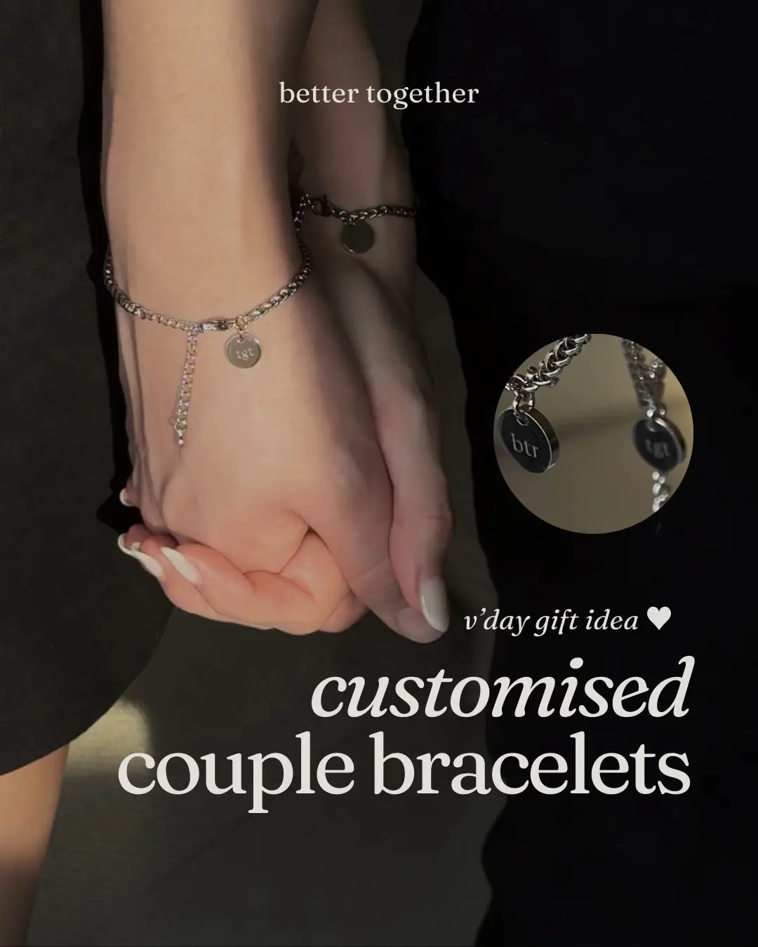 Stronger together deals couples bracelet