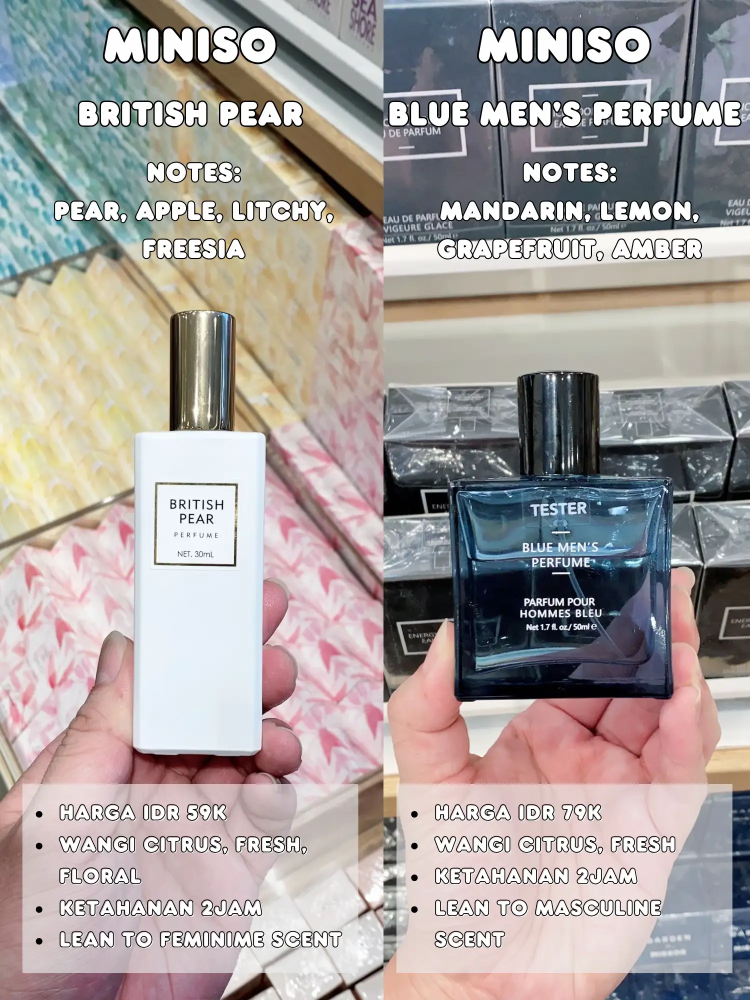 Top dupe perfume in Miniso Galeri diposting oleh anderscent Lemon8