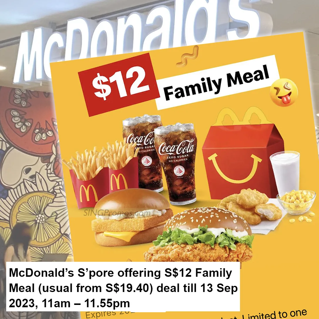 Mcdonald's family store meal