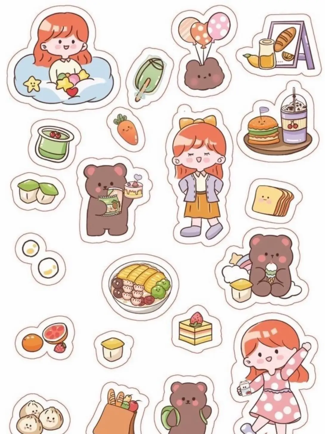 สติกเกอร์น่ารักๆๆ 😍🥰 | แกลเลอรีที่โพสต์โดย 🐻วอลเปเปอร์💐 | Lemon8