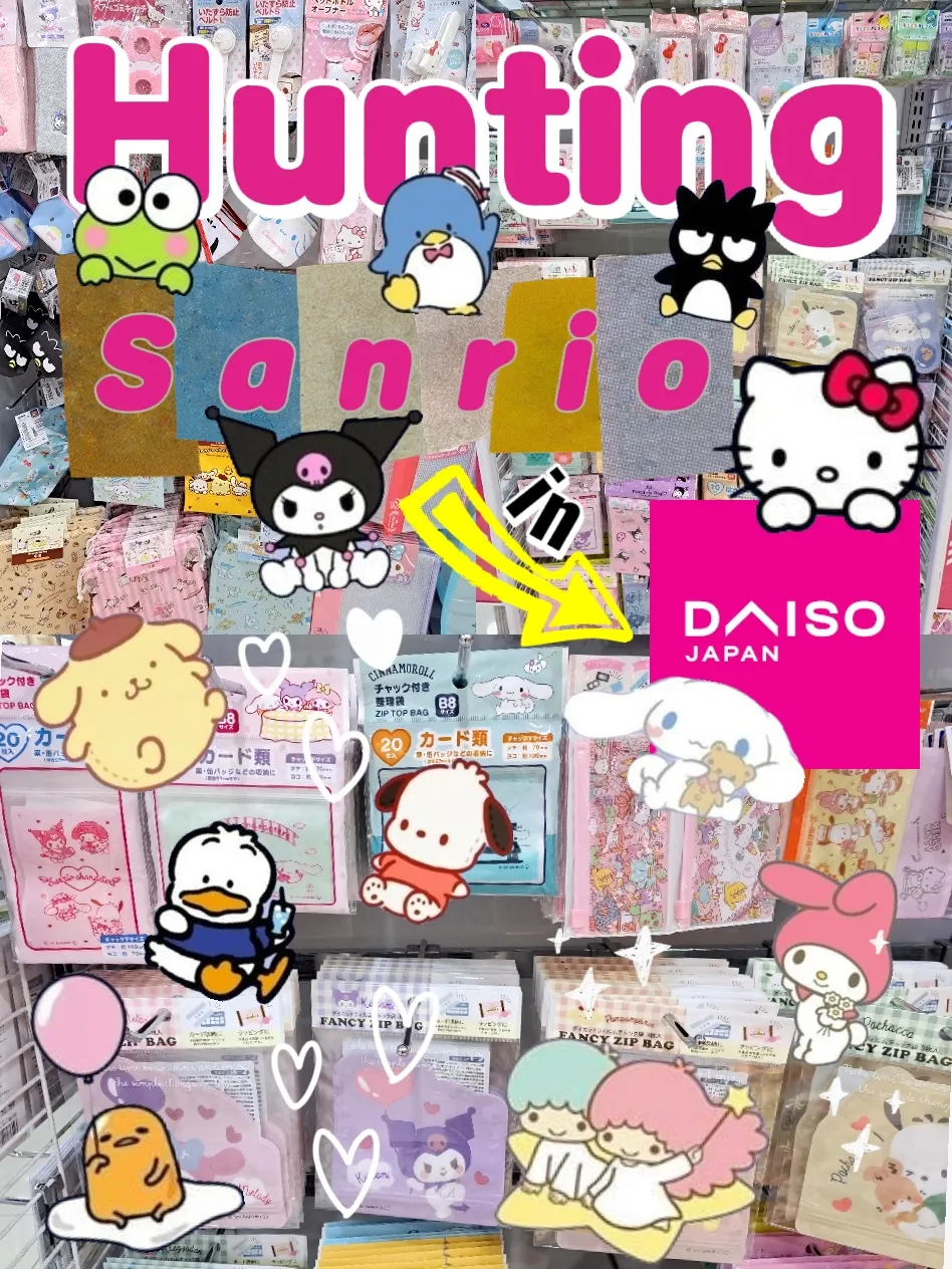 a fully stocked daiso >>> #daiso #sanrio