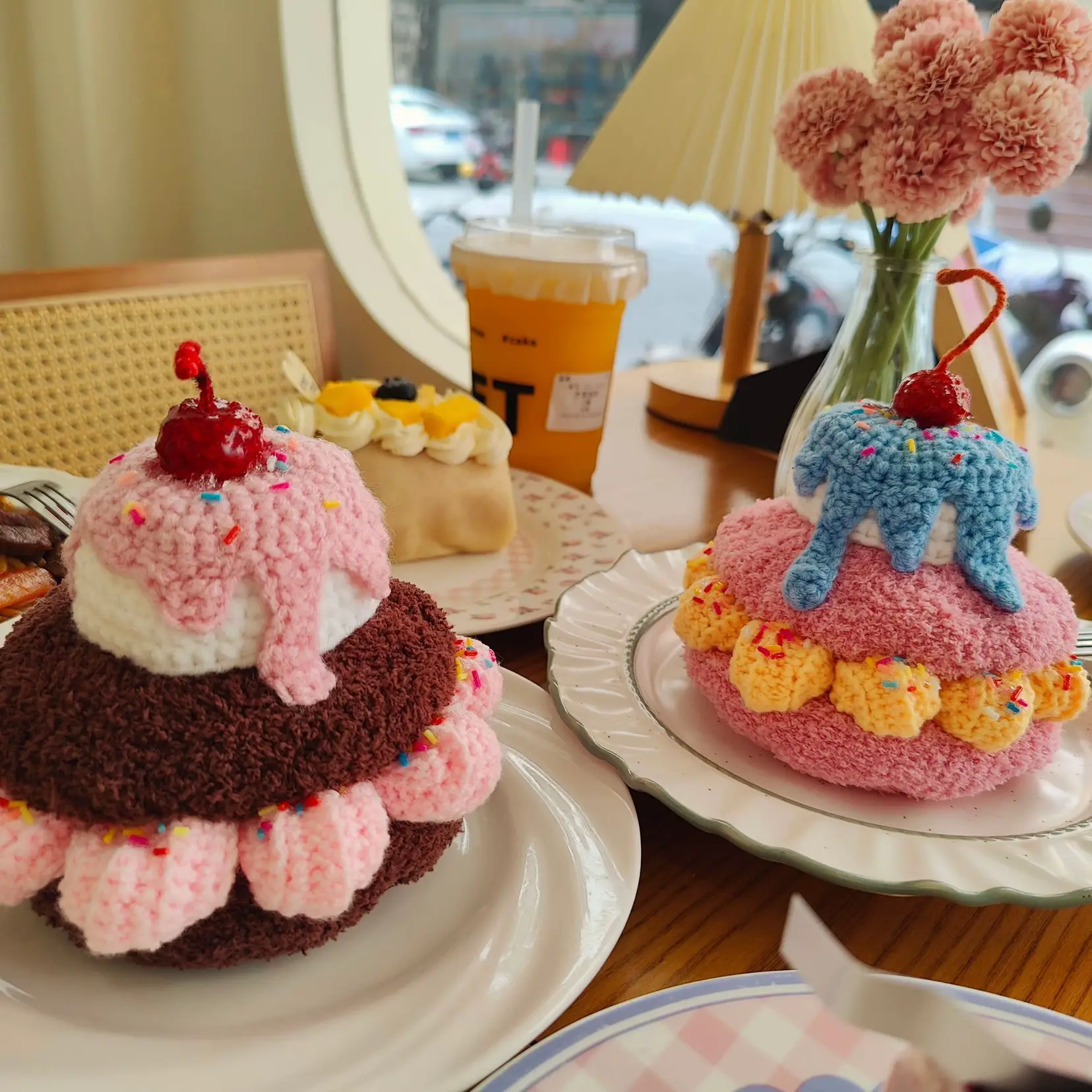 かぎ針編み モチーフ カップケーキ チョコレート ケーキ | symposium.rest