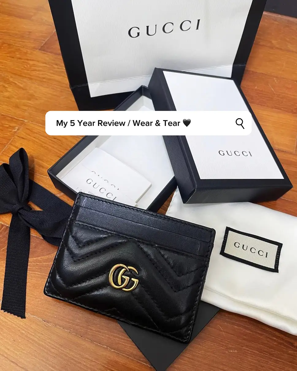 My 5 Year Review: Gucci Marmont Card Case🖤